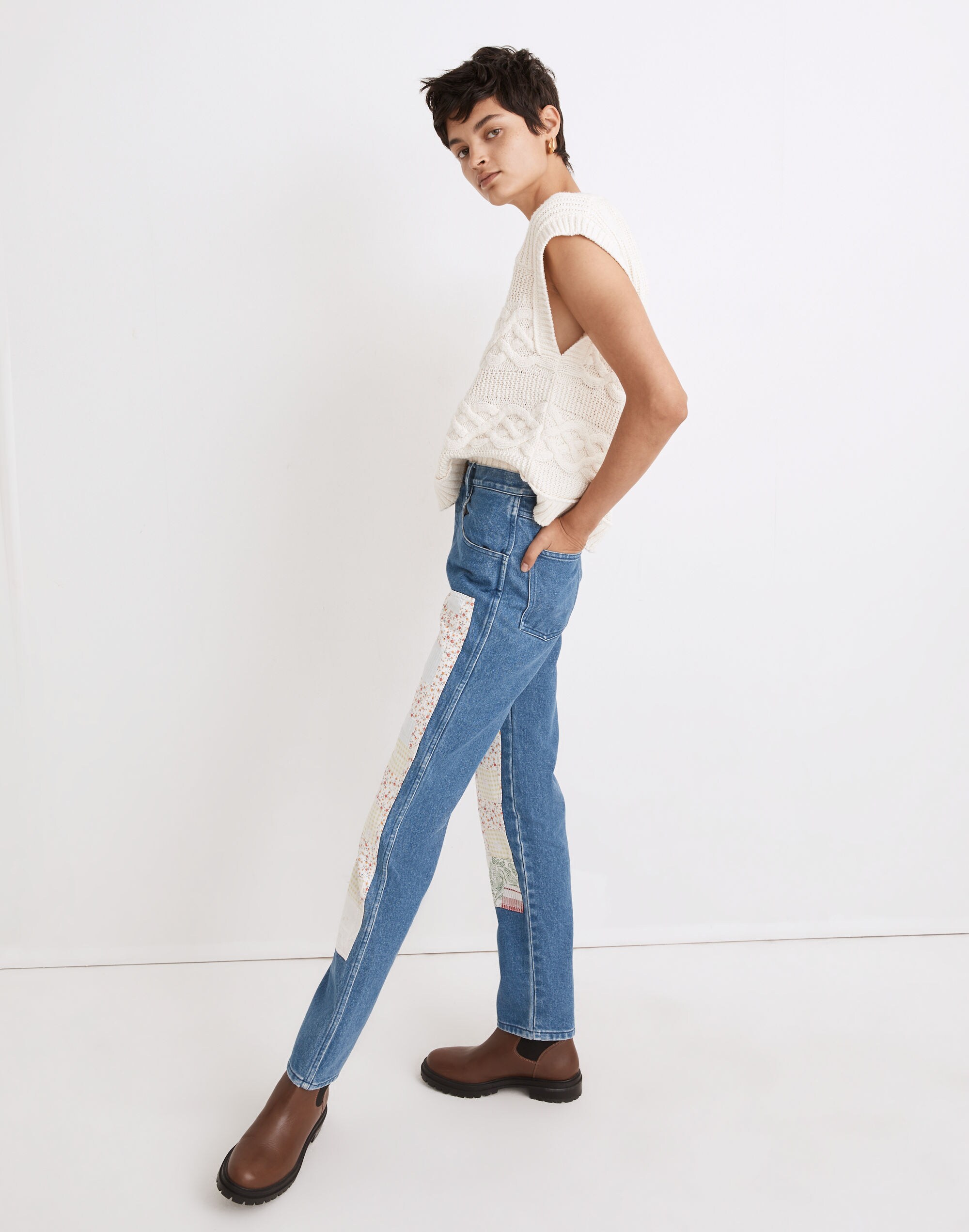 Carleen Patchwork Jeans