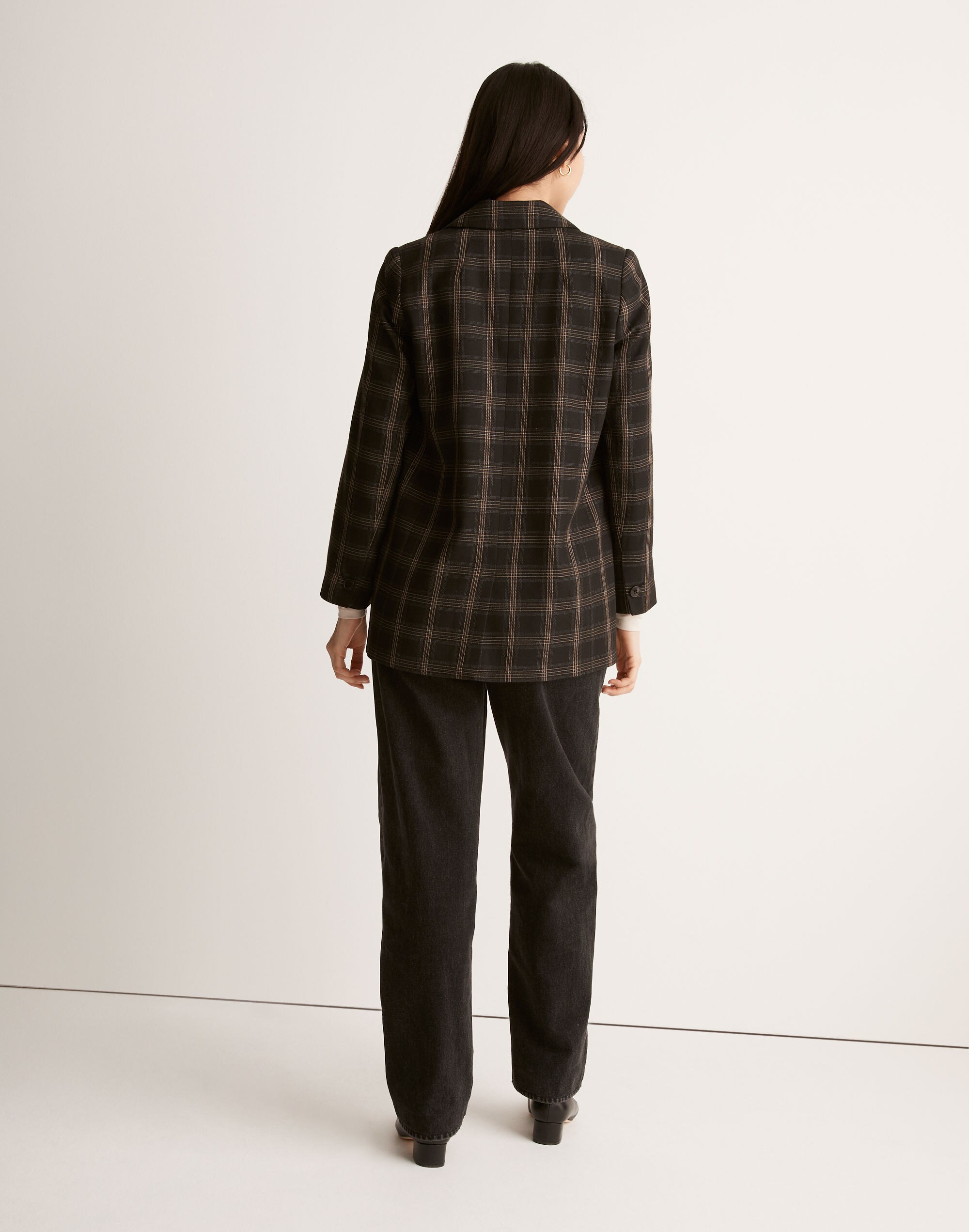 The Caldwell Double-Breasted Blazer in Seaton Plaid