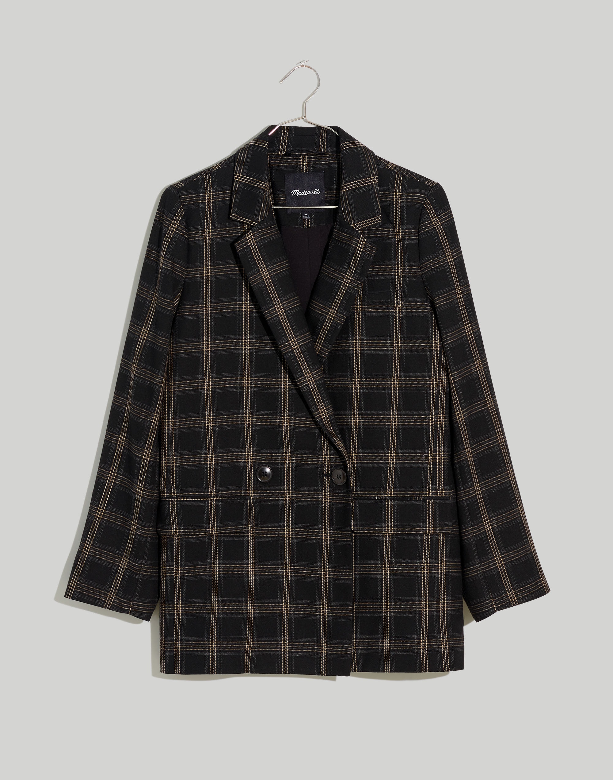 The Caldwell Double-Breasted Blazer in Seaton Plaid