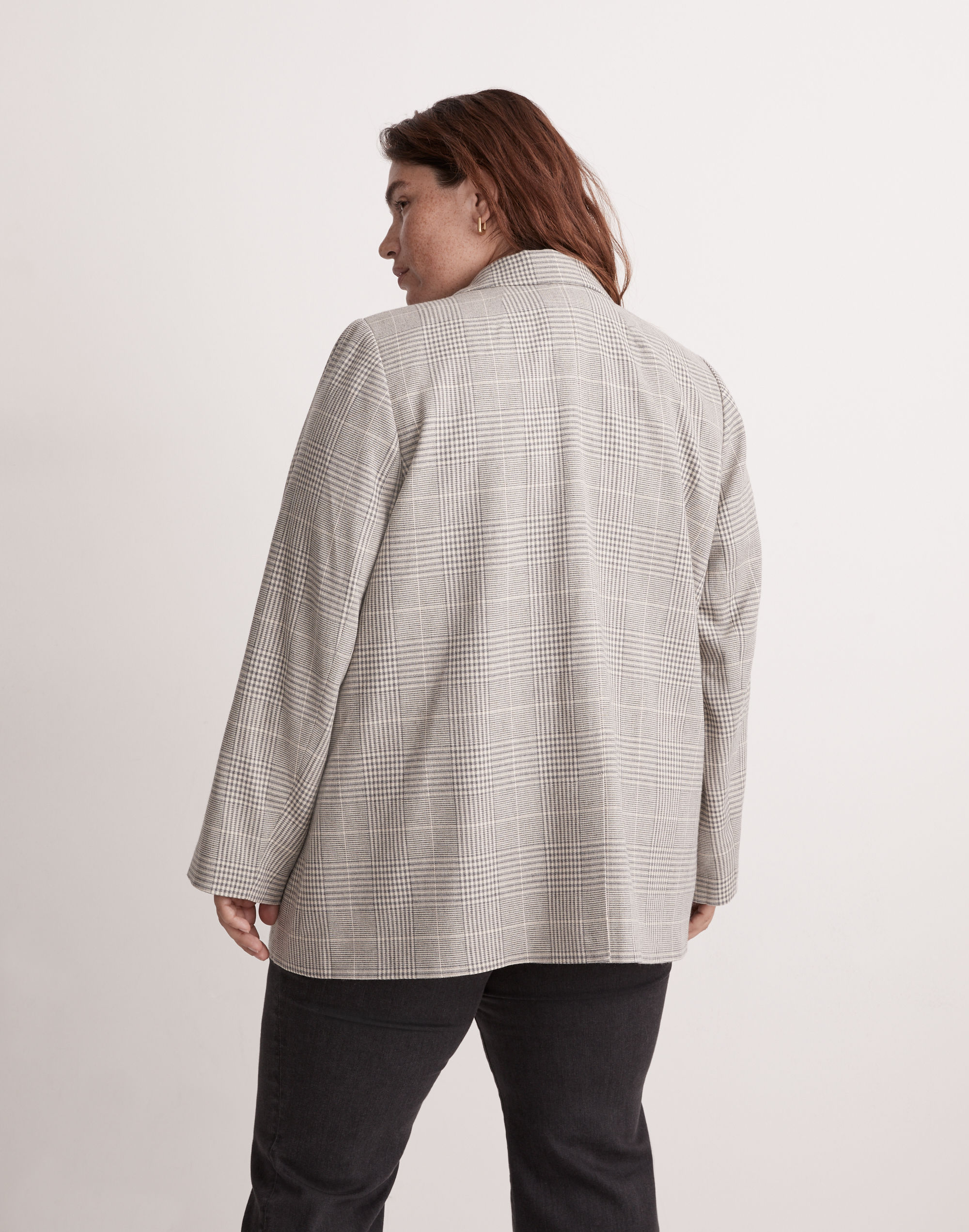 The Plus Dorset Blazer in Galloway Plaid