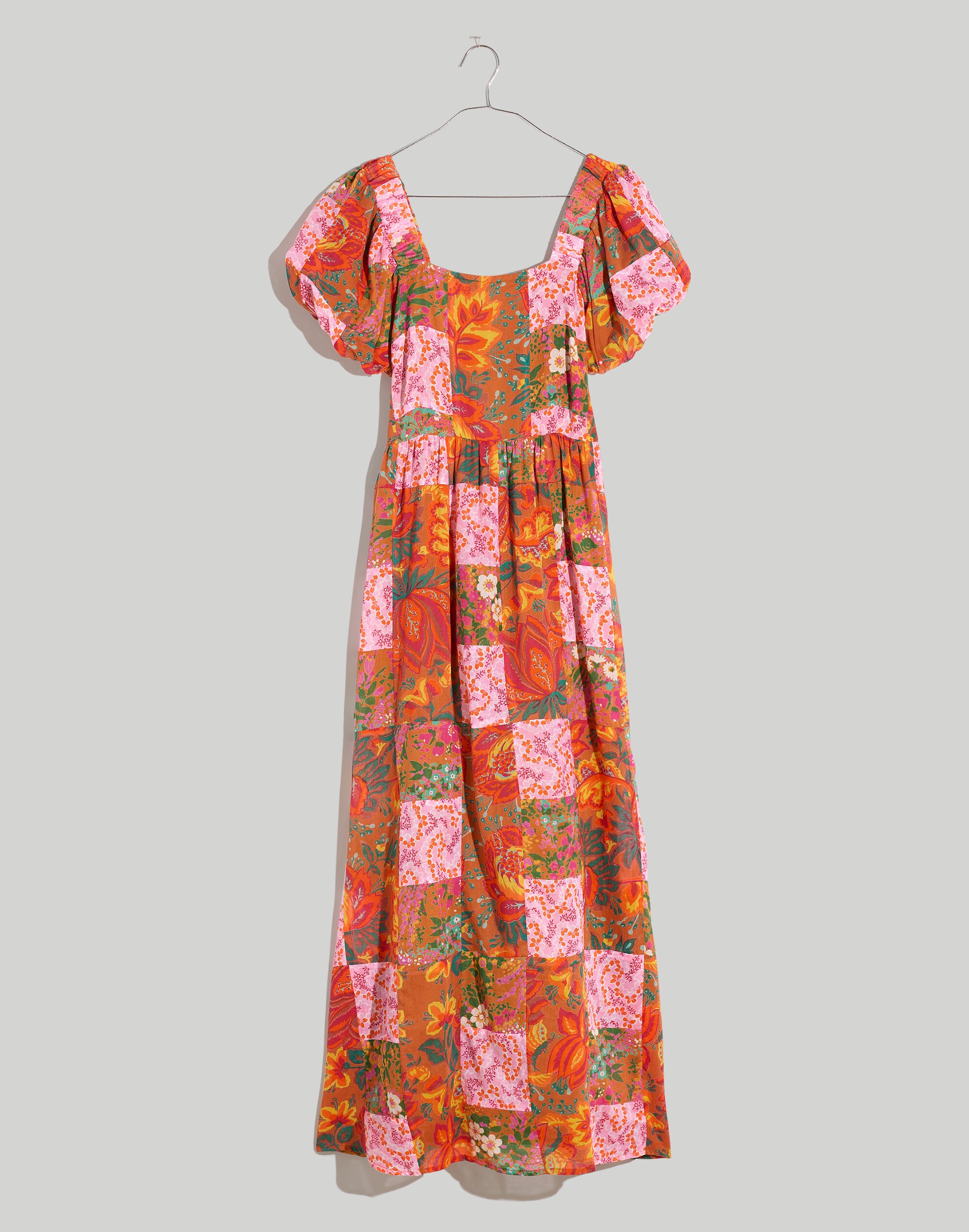 Banjanan Voile Dragon Dress in Patchwork Floral