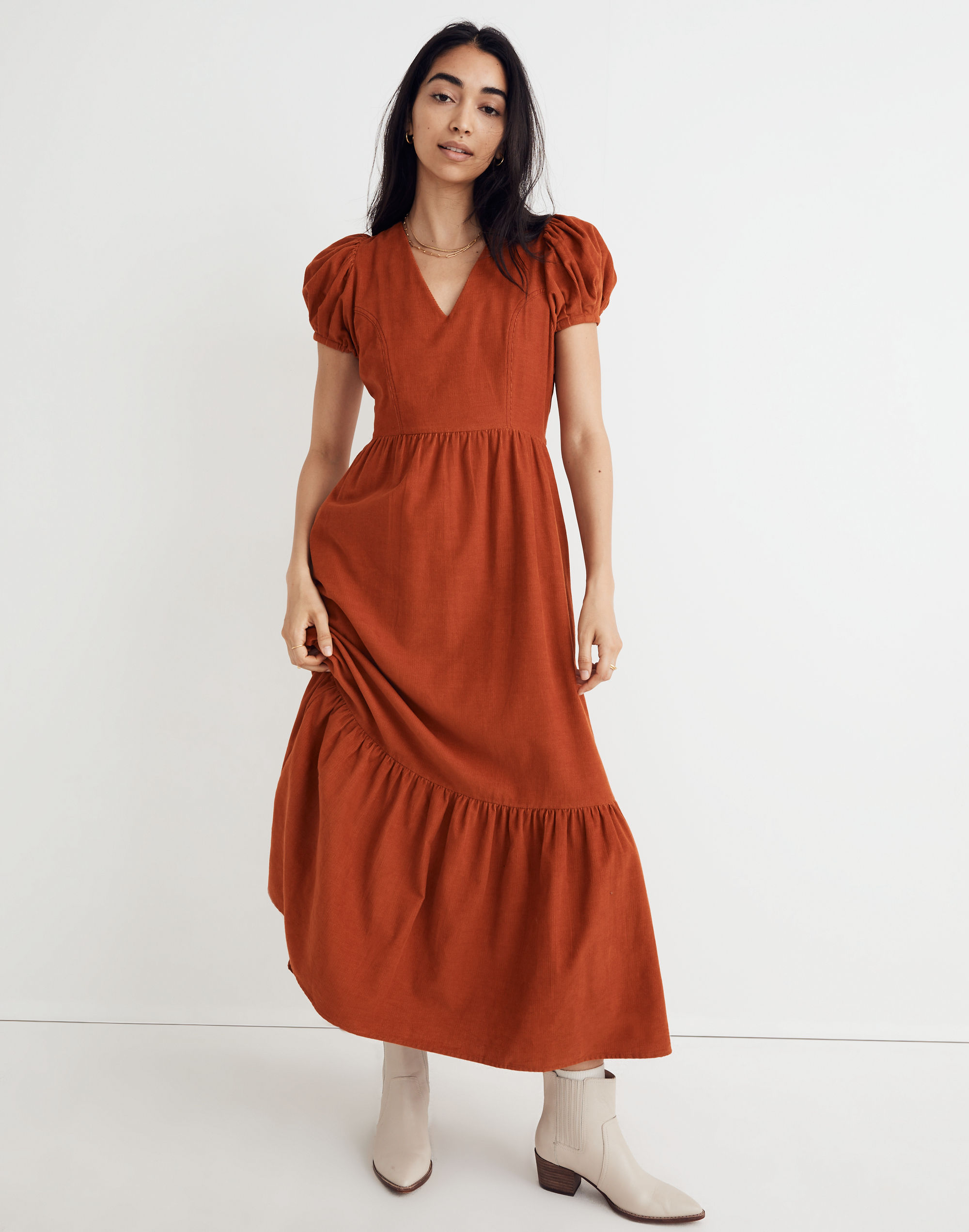Banjanan Corduroy Franklin Dress