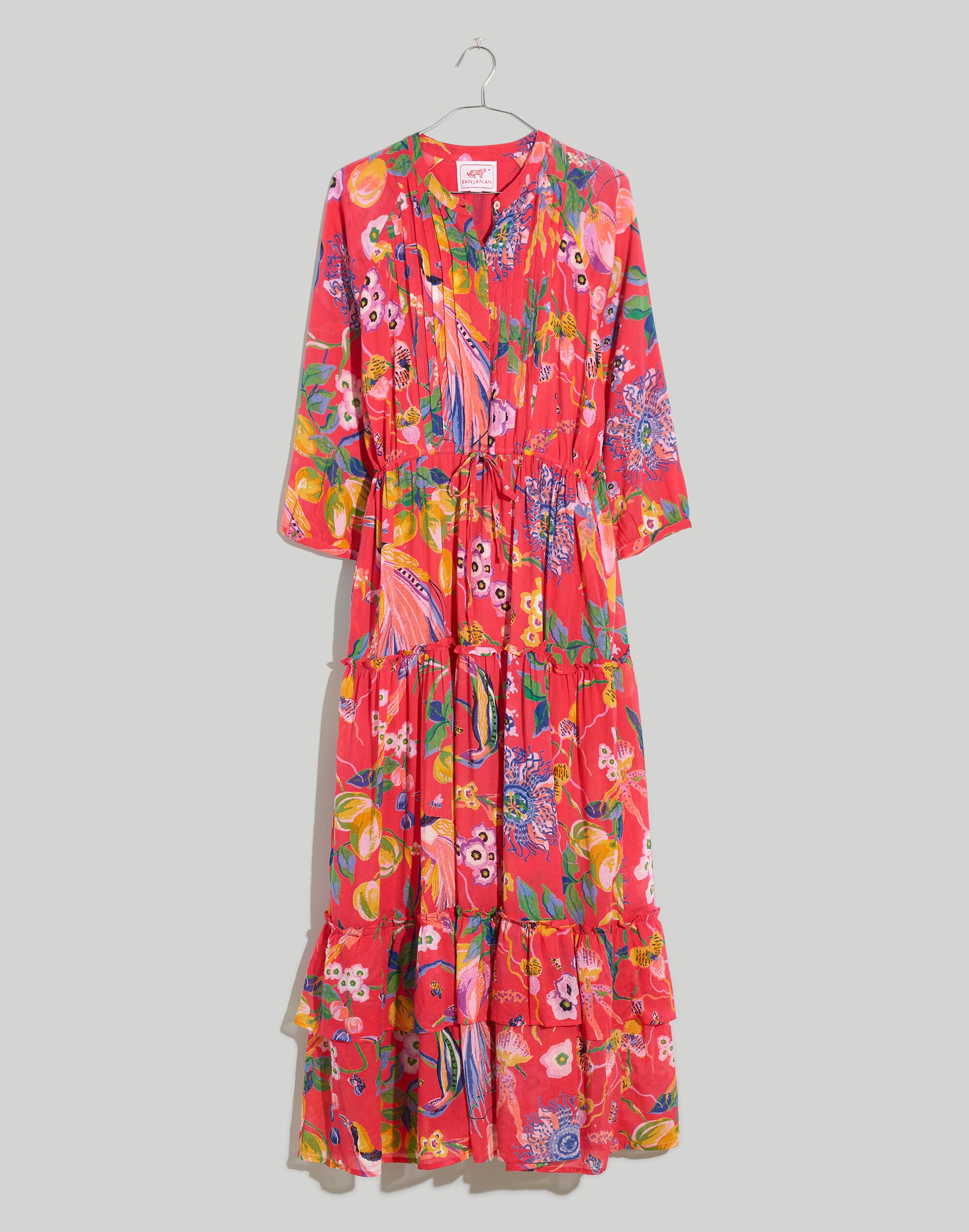 Banjanan Voile Bazaar Dress in Azalea Floral