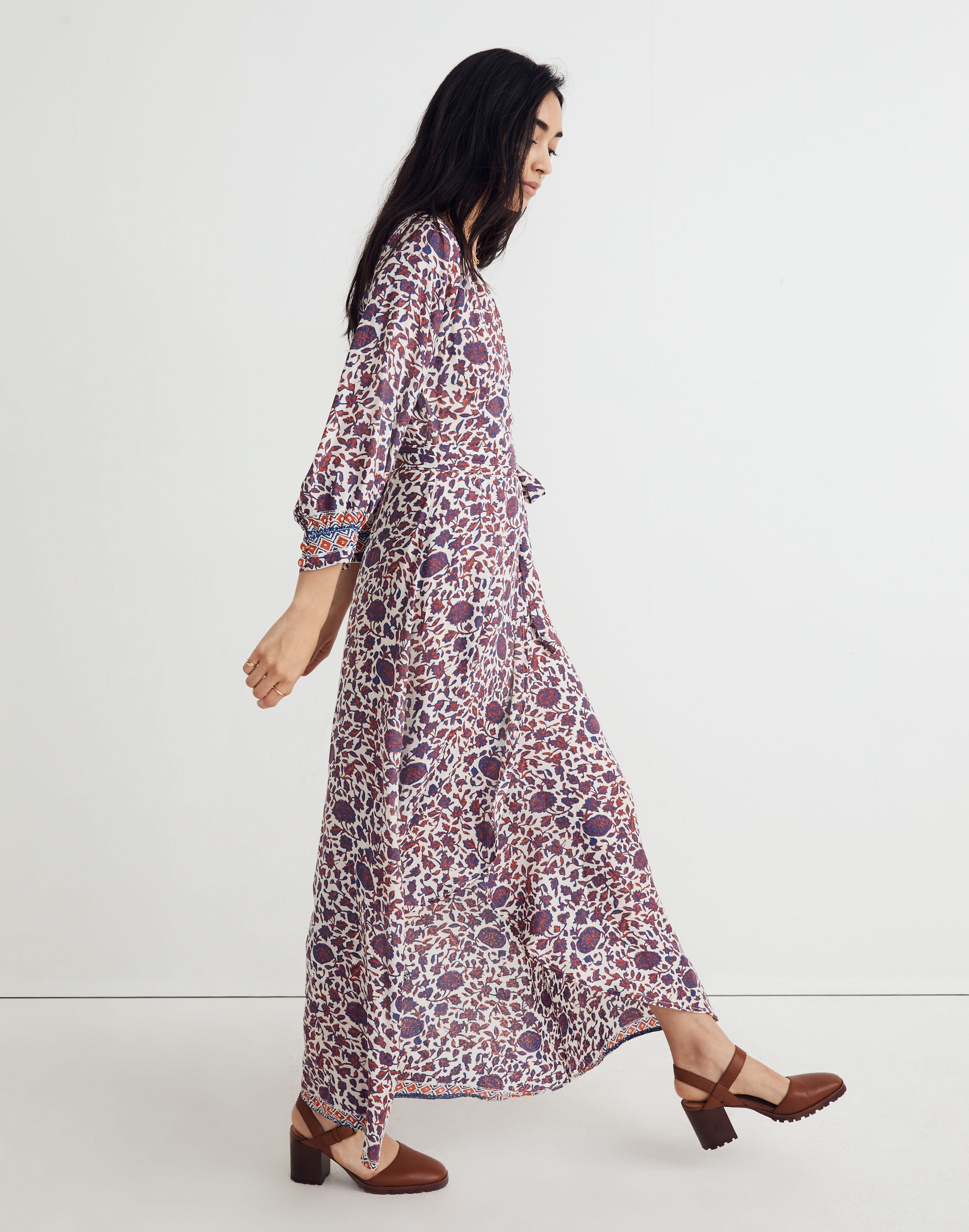 Natalie Martin Kate Wrap Maxi Dress
