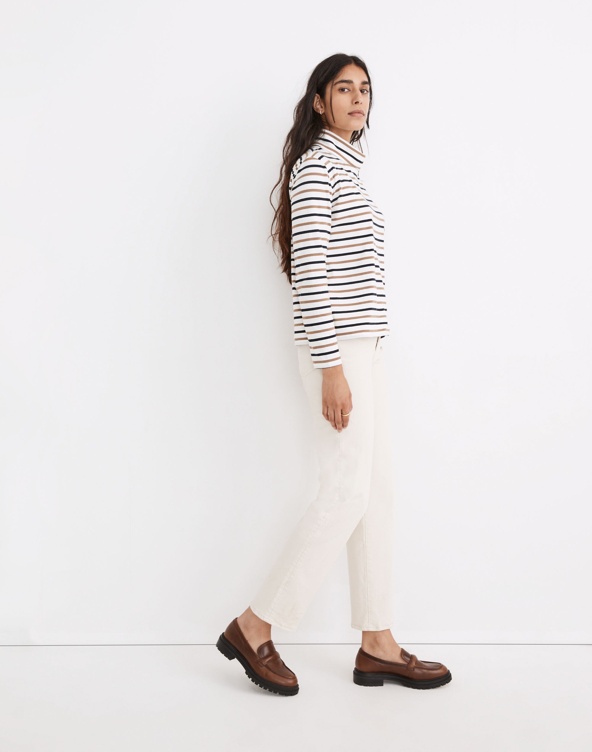 Kule Striped Turtleneck