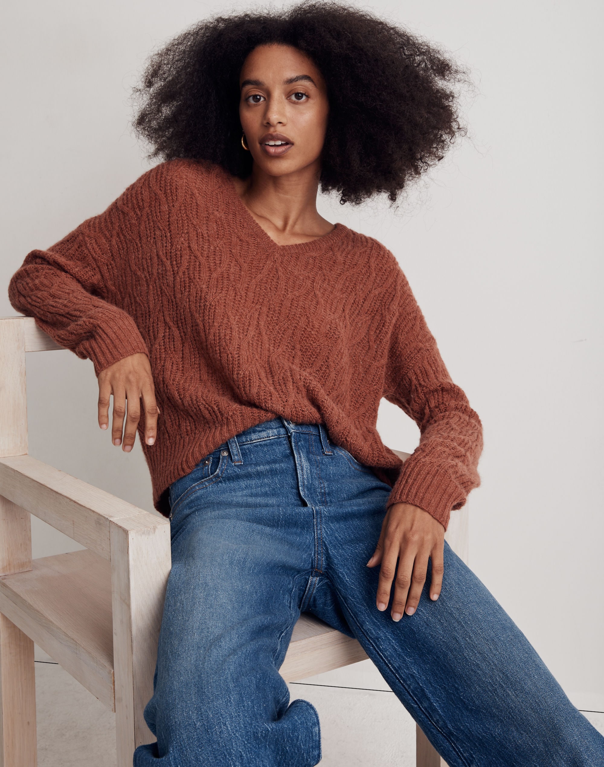 Alna V-Neck Sweater