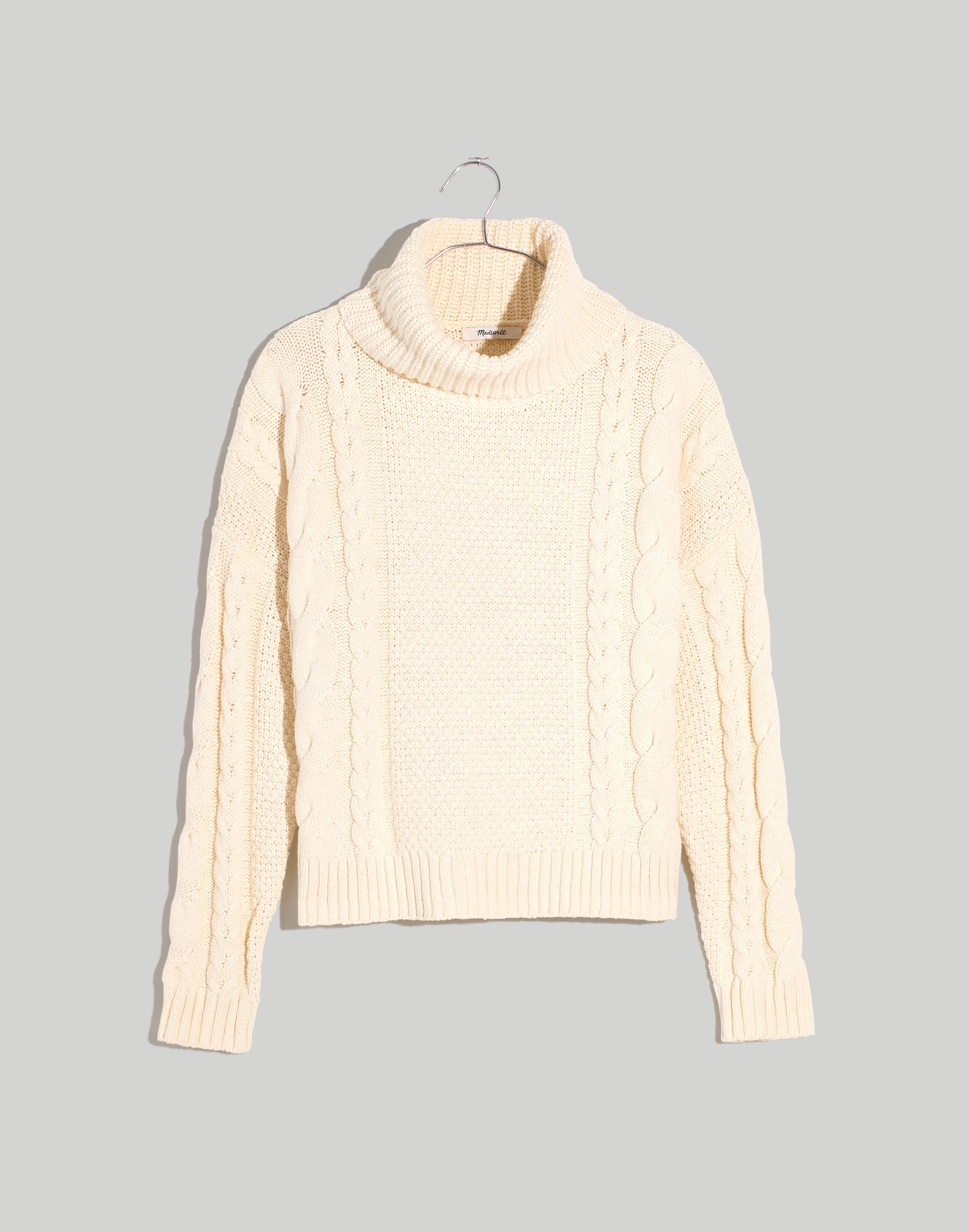 Cable Turtleneck Sweater