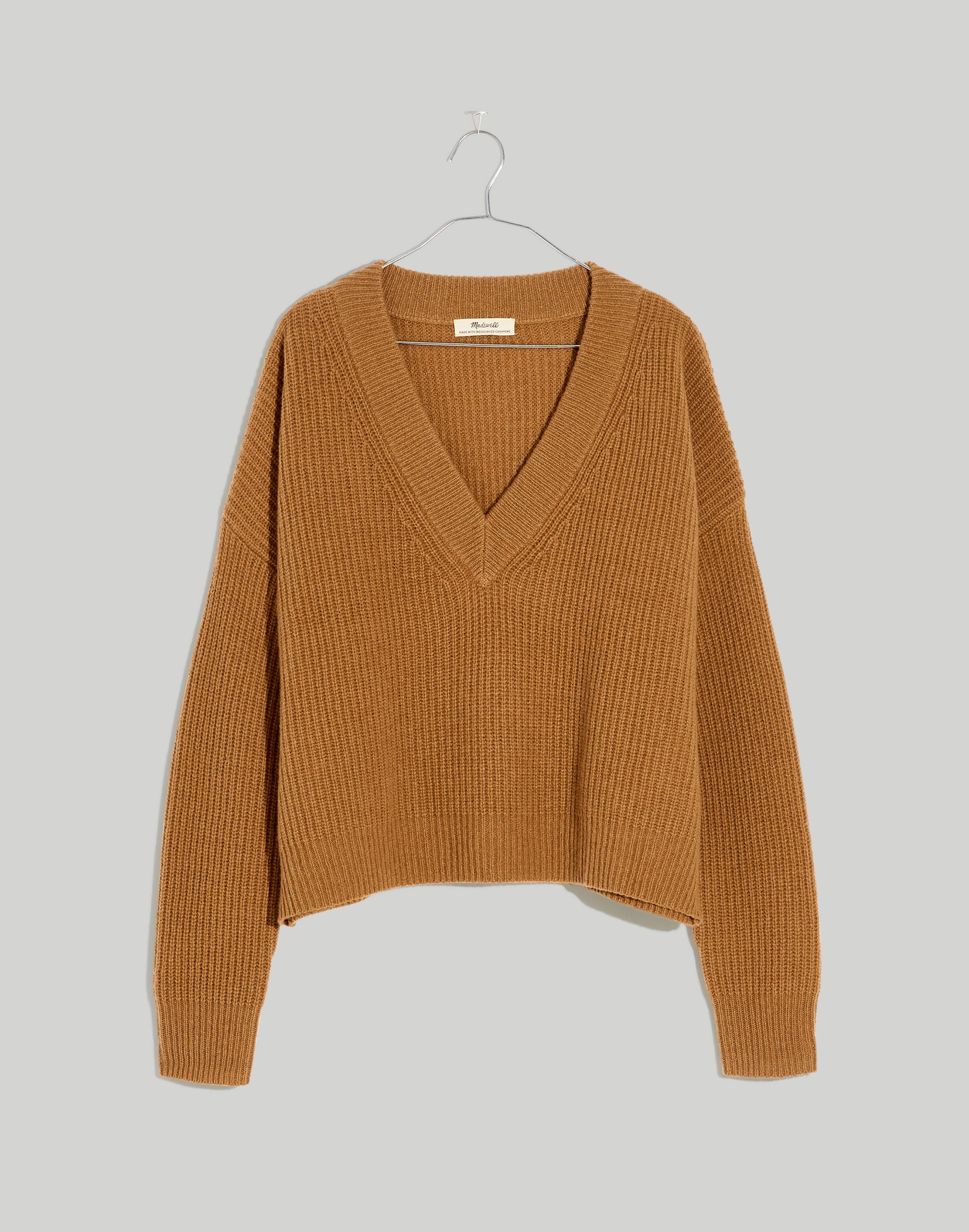 (Re)sourced Cashmere V-Neck Pullover Sweater