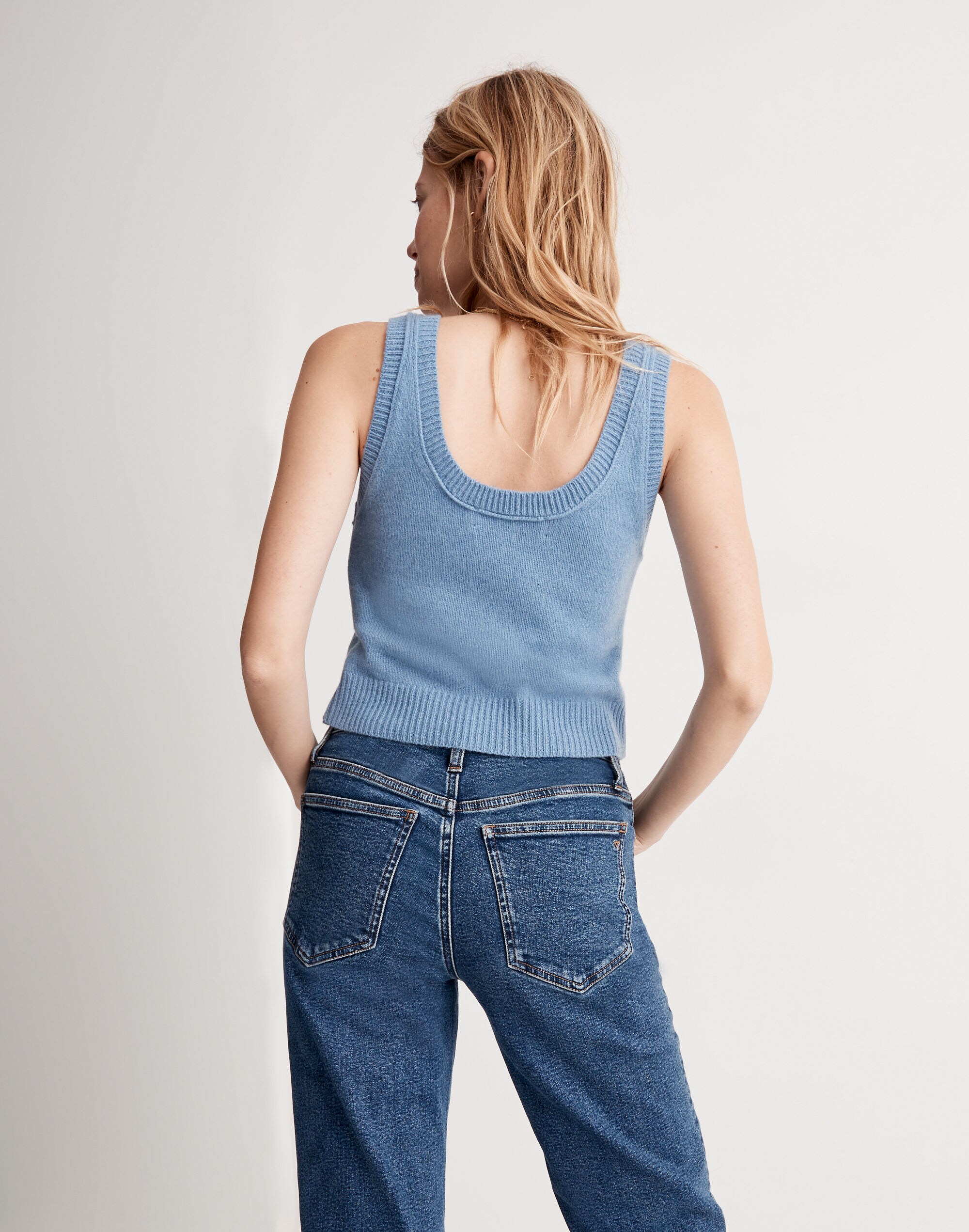 Madewell x Donni (Re)sourced Cashmere-Merino Sweater Tank