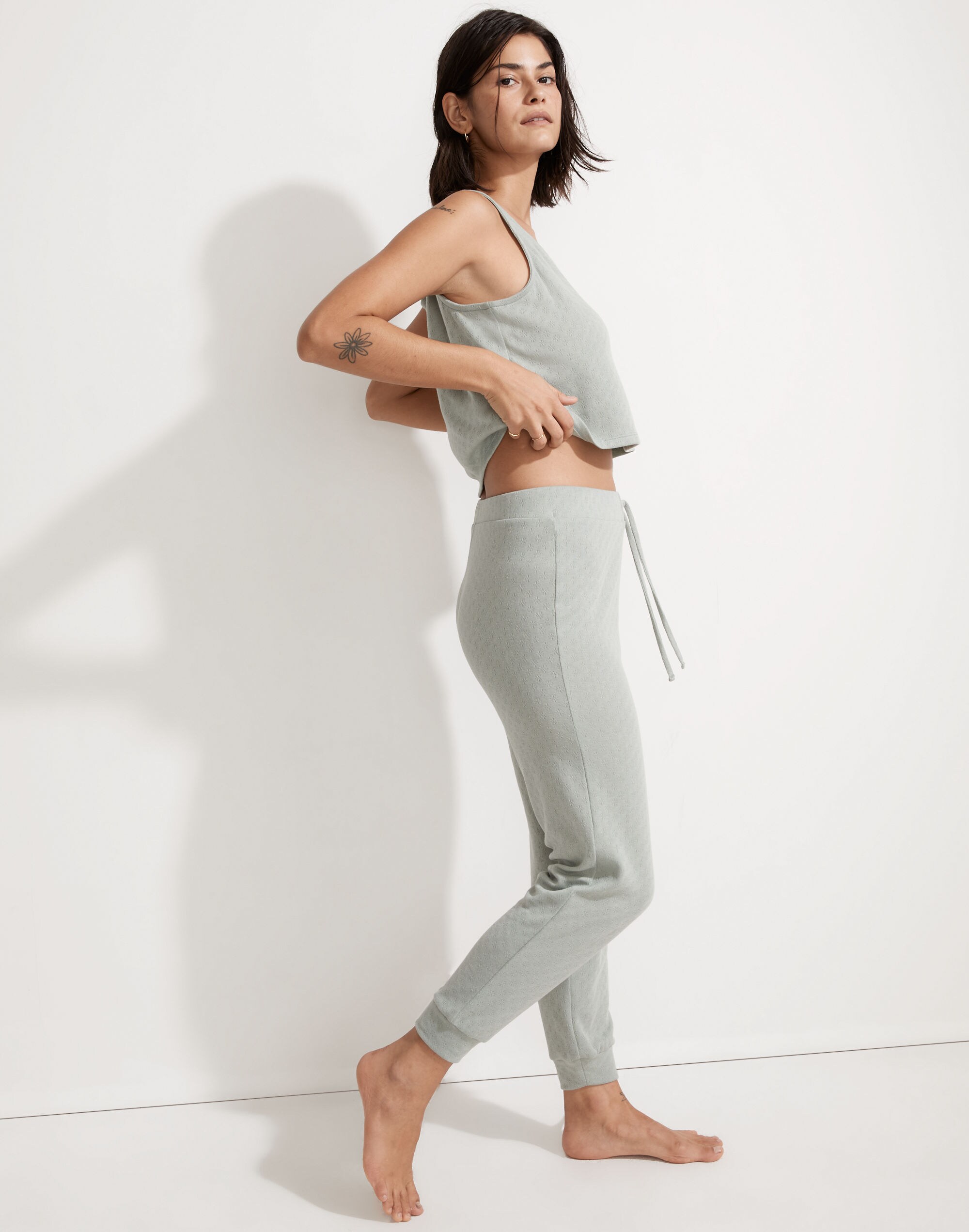 Pointelle Snowflake Pajama Set