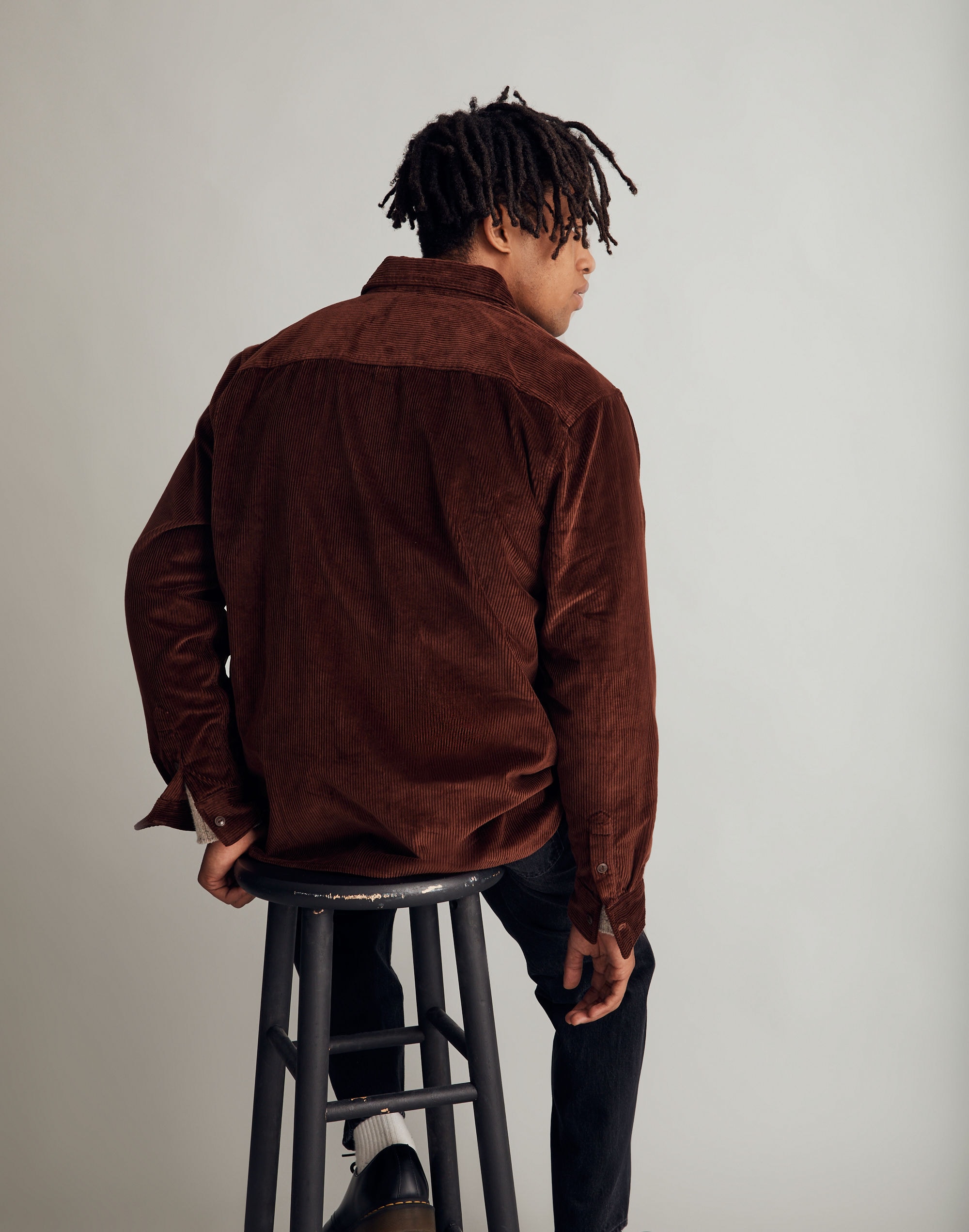 Corduroy Easy Long-Sleeve Shirt