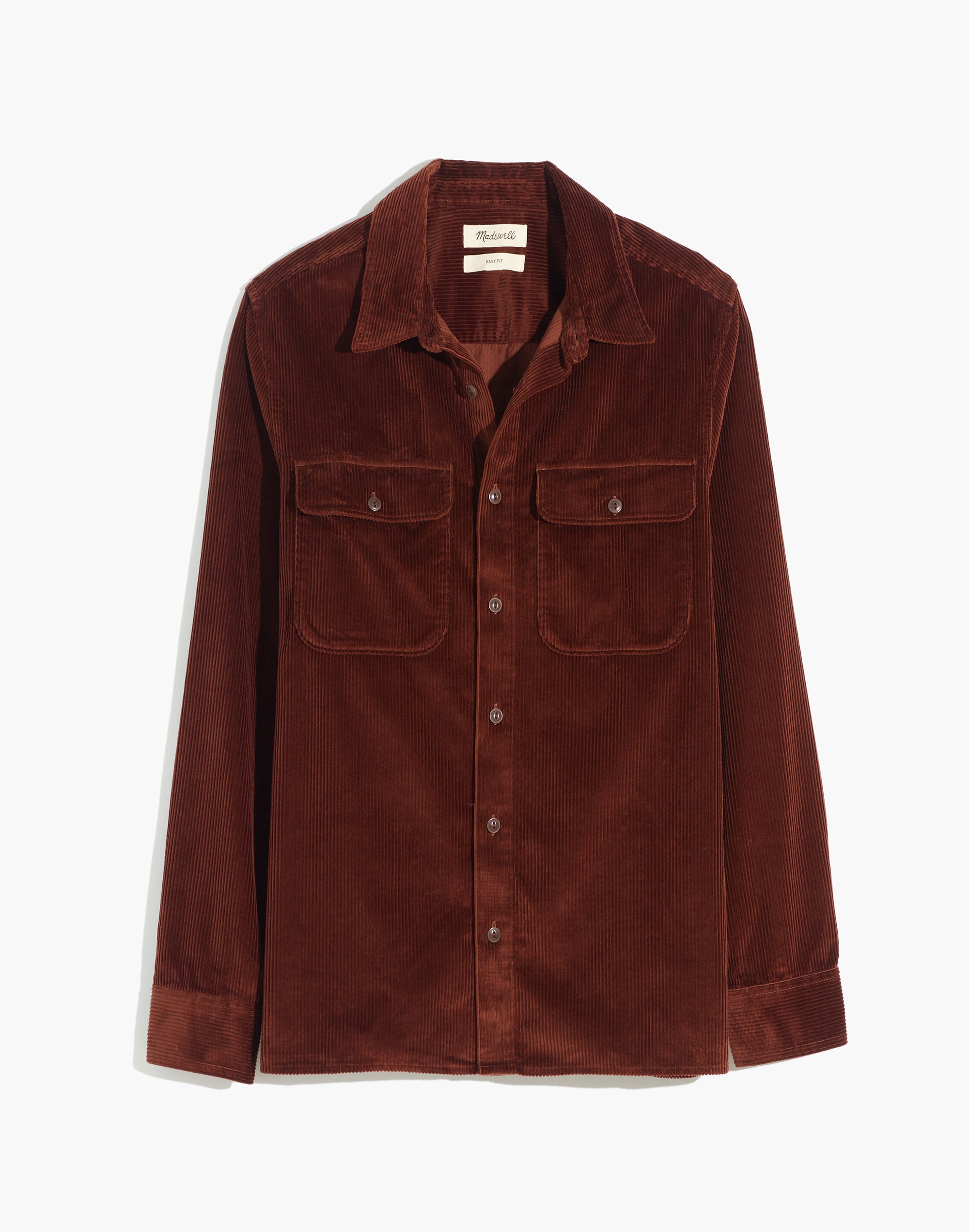 Corduroy Easy Long-Sleeve Shirt