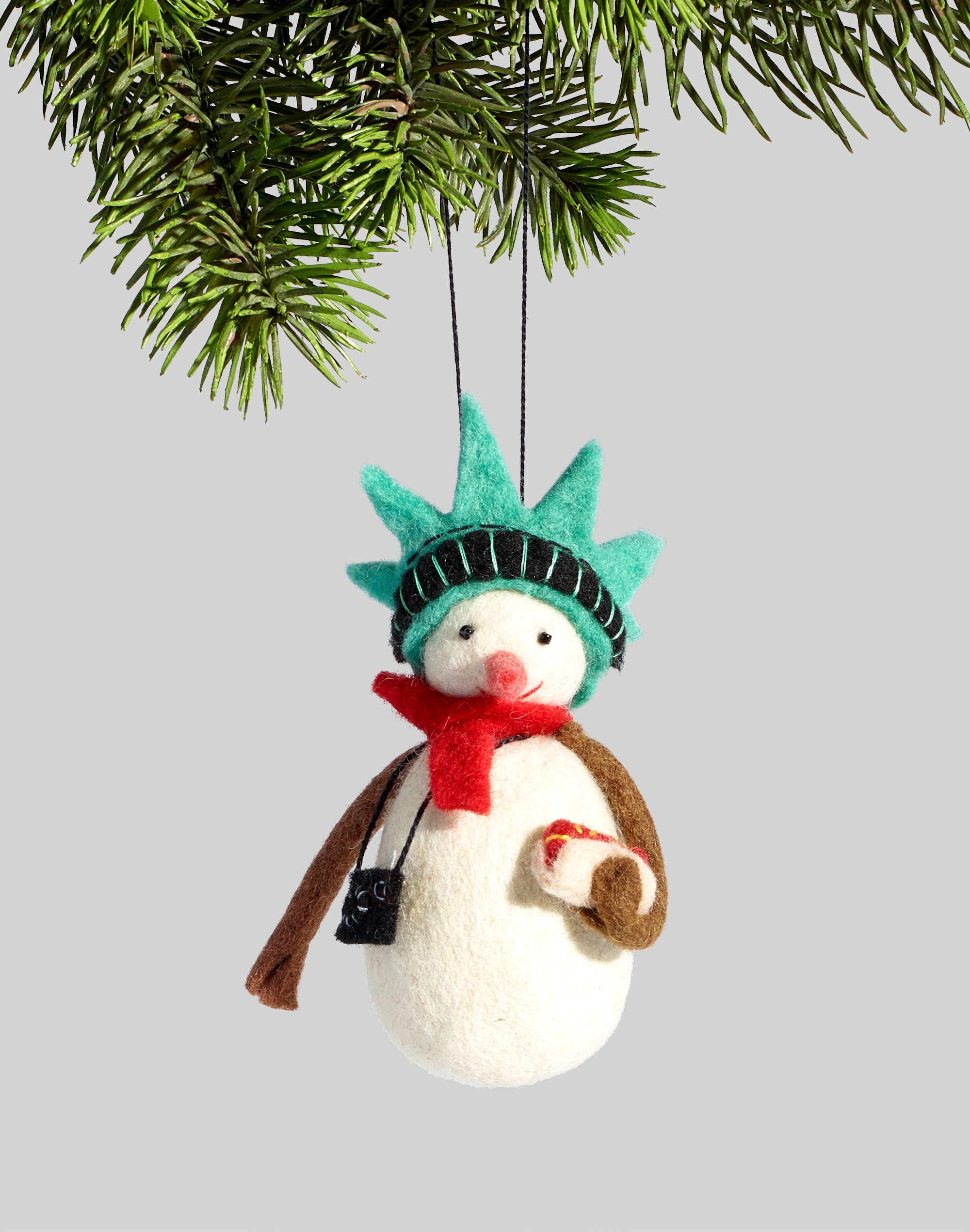 Craftspring Felt NYC Snowman Ornament