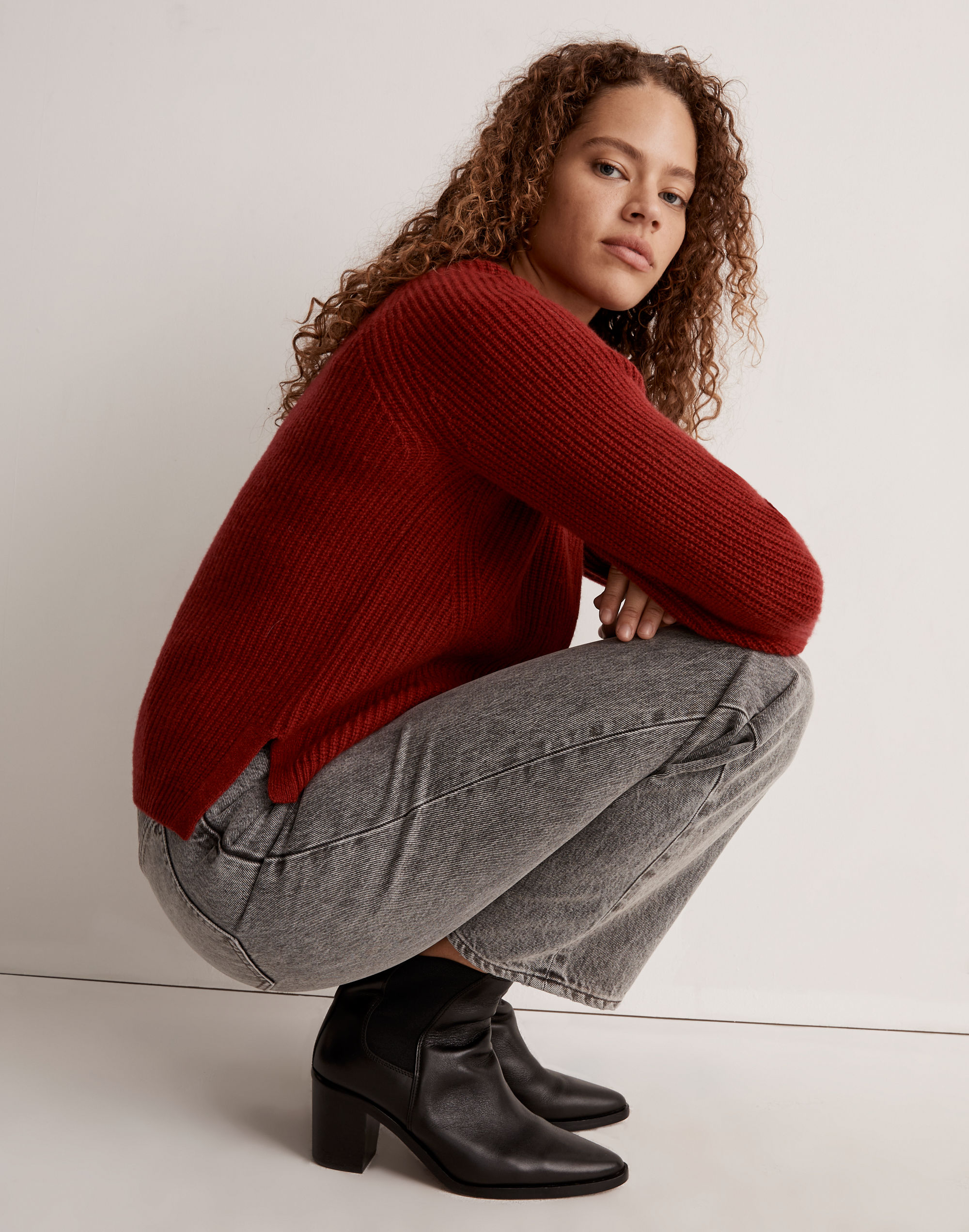 (Re)sourced Cashmere Fisherman Sweater