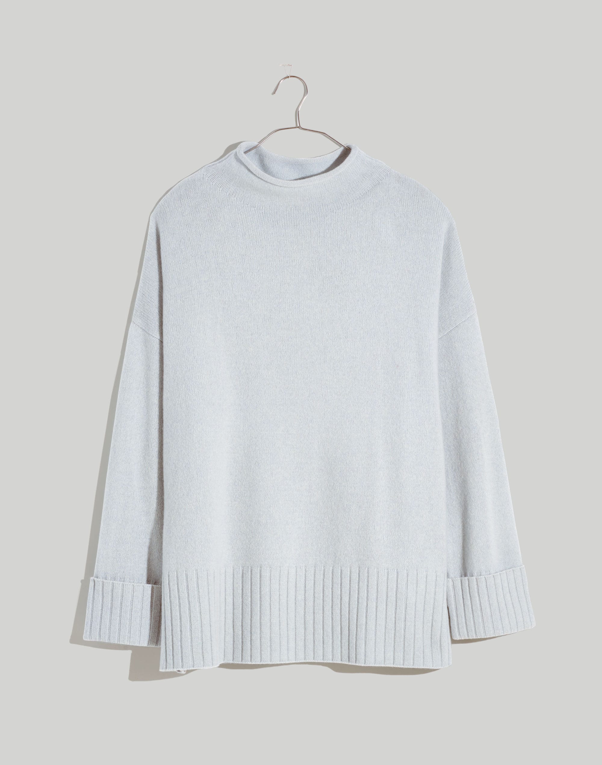 (Re)sourced Cashmere Mockneck Pullover Sweater