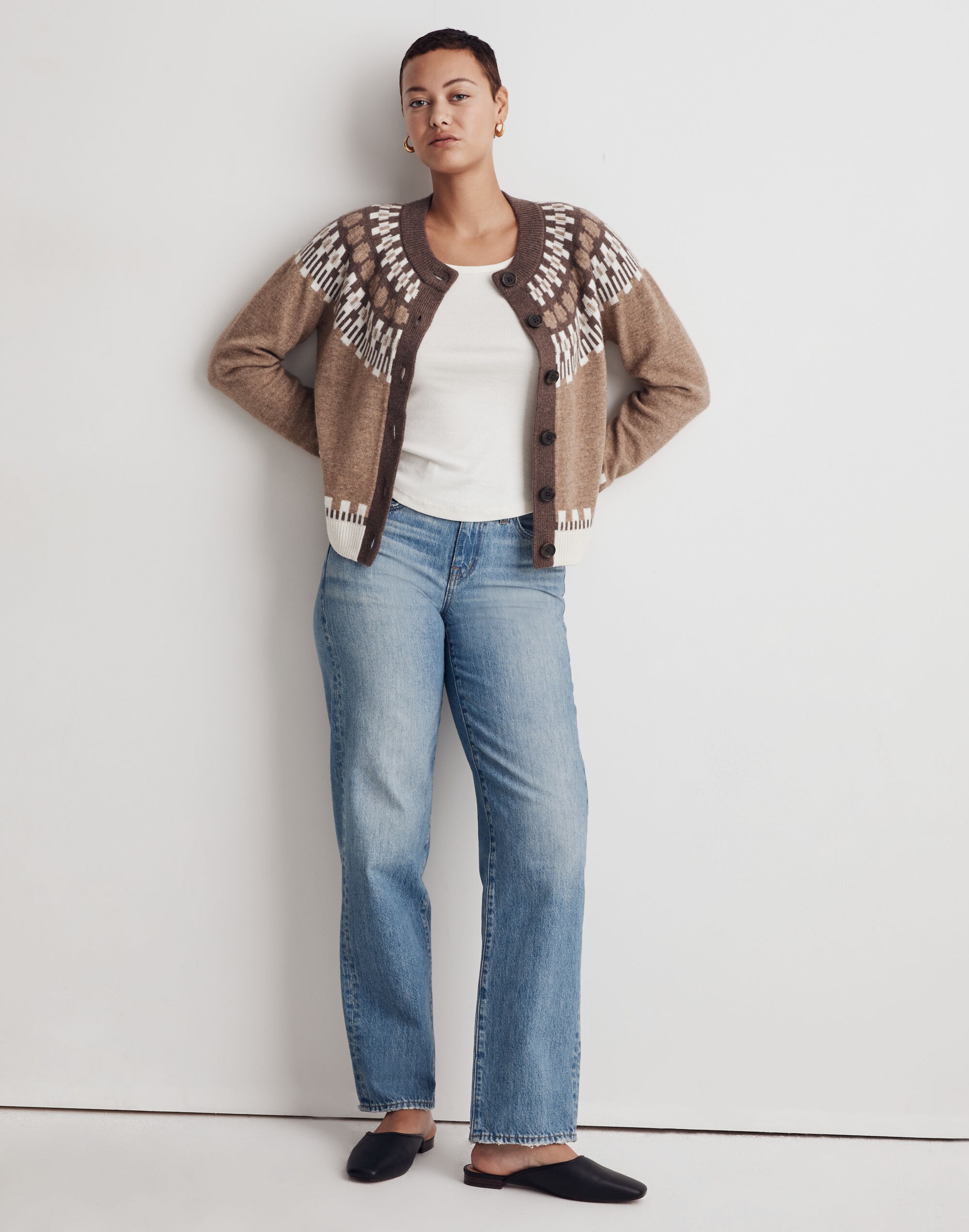 Fair Isle Frankfort Cardigan Sweater