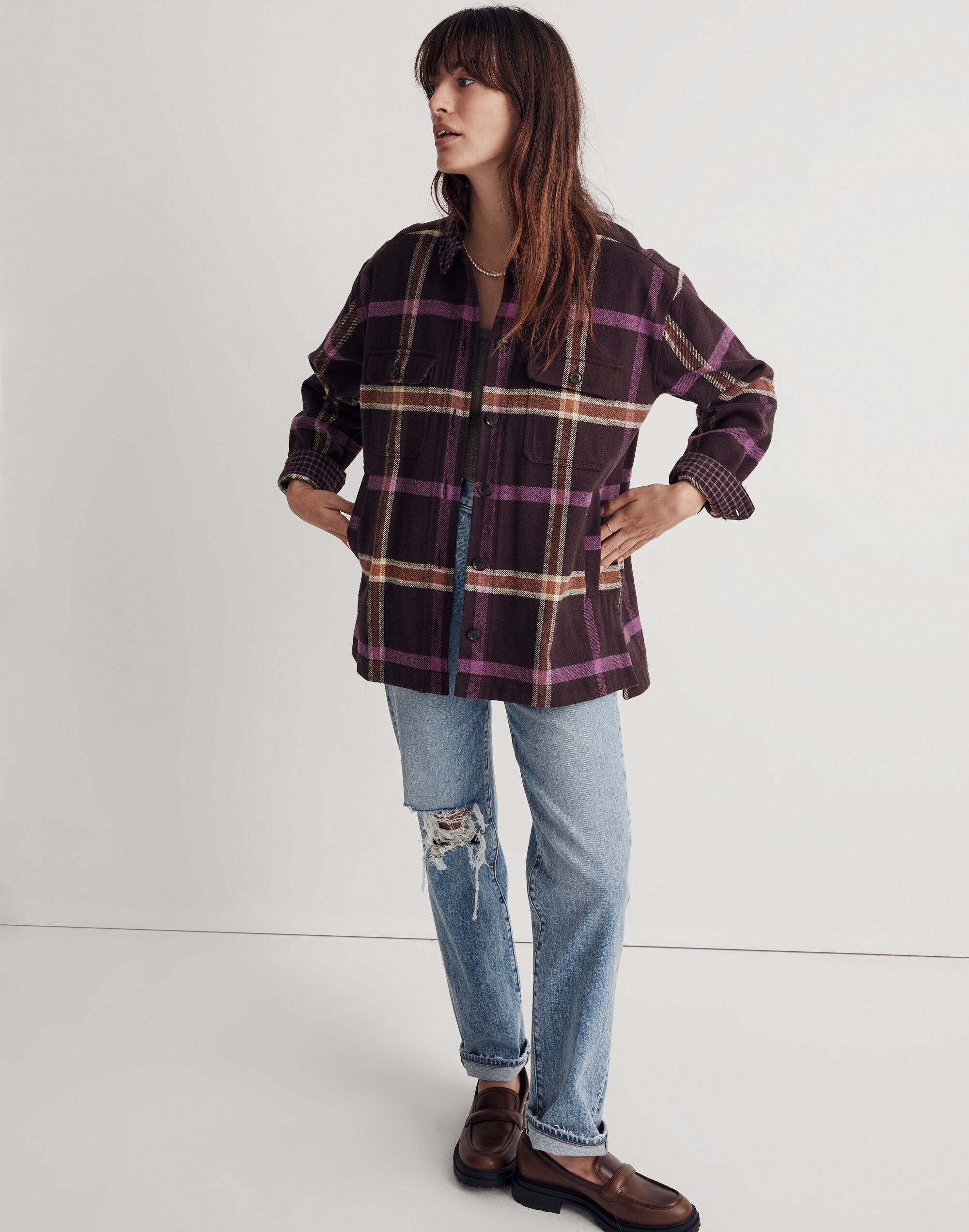 Rigby Shirt-Jacket in Plaid