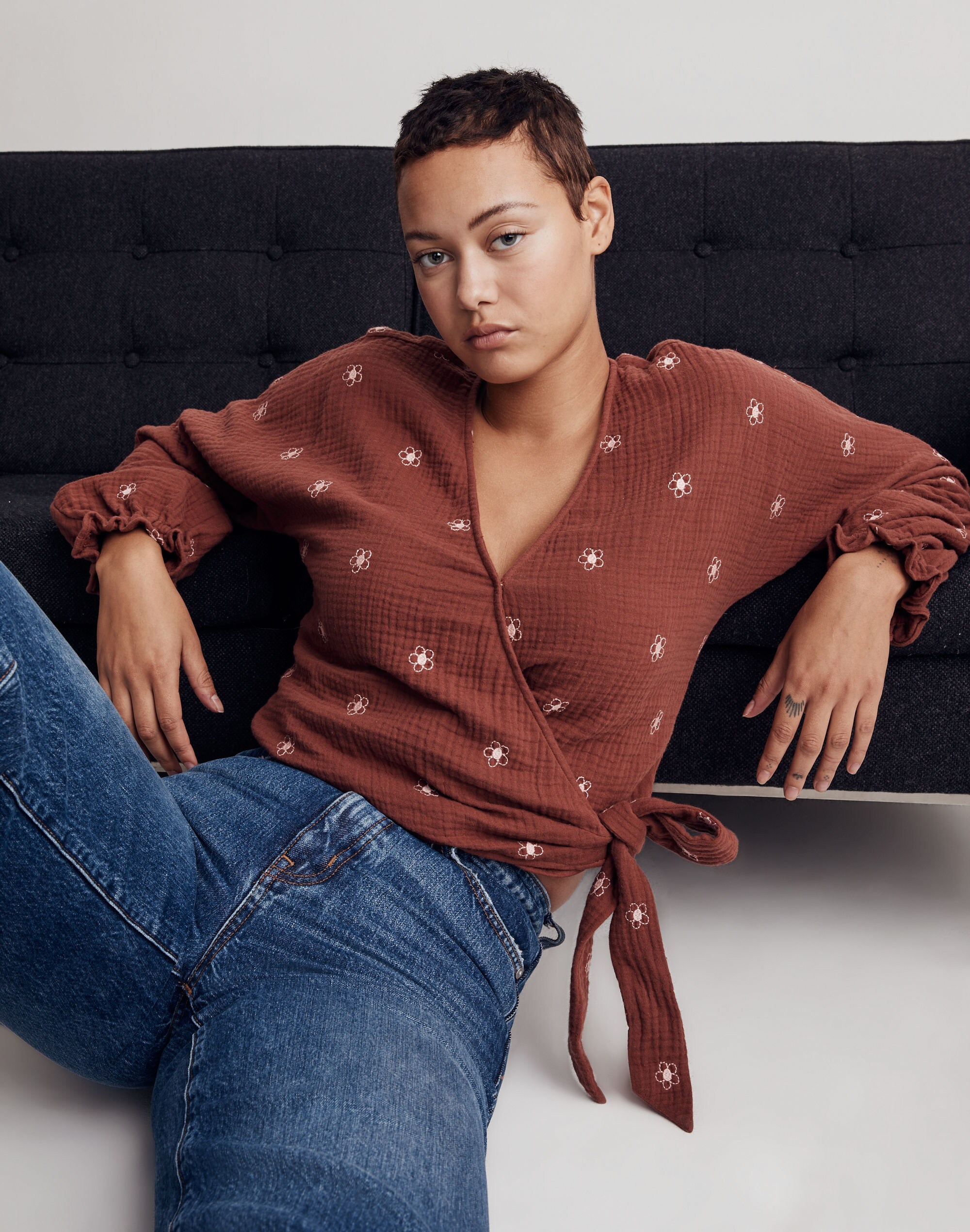 Lightspun Maira Wrap Top