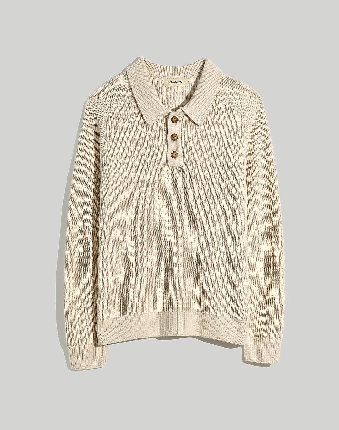 Linen 100% Cotton  Cotton Button Neck Cardigan