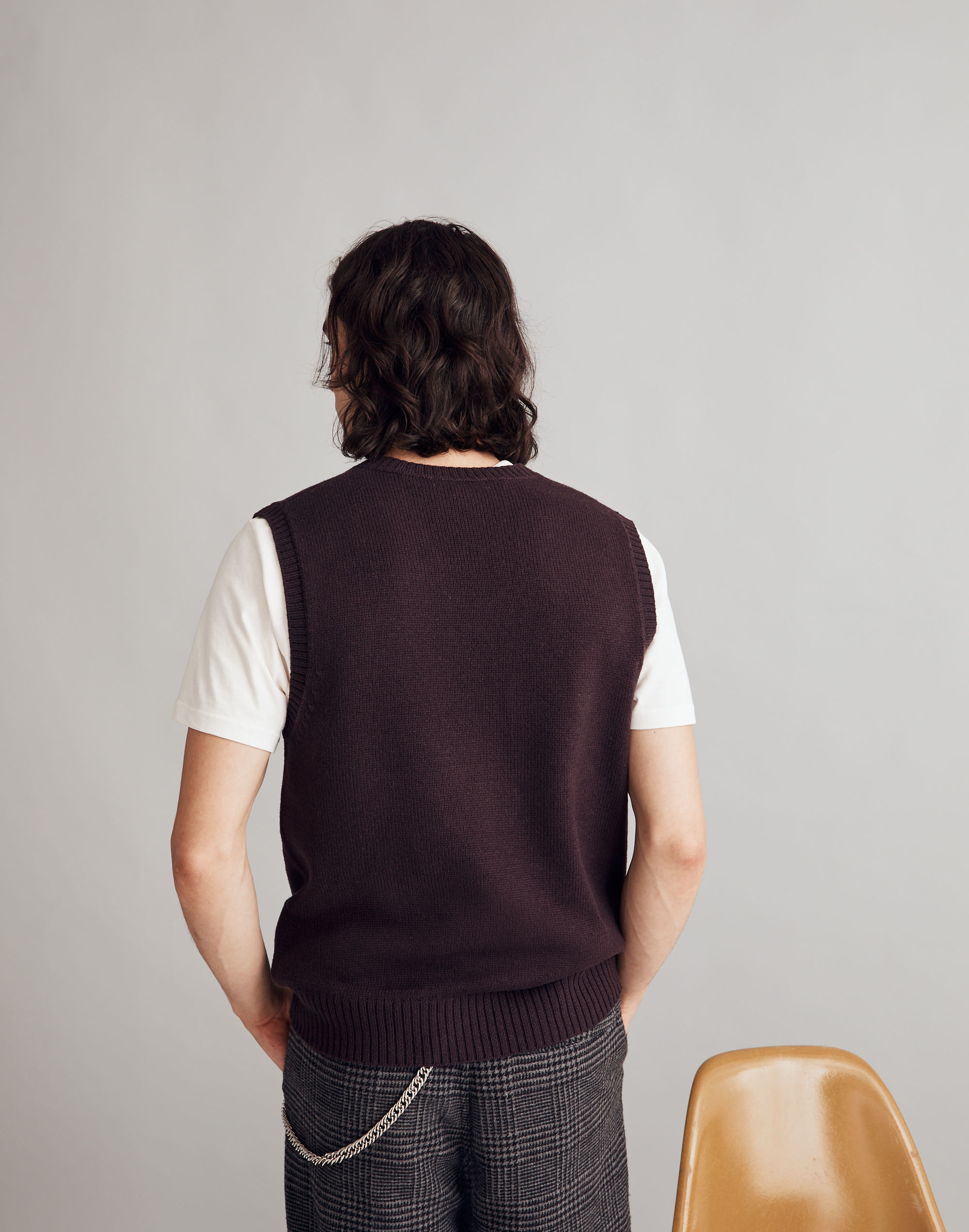 Wool-Blend Sweater Vest