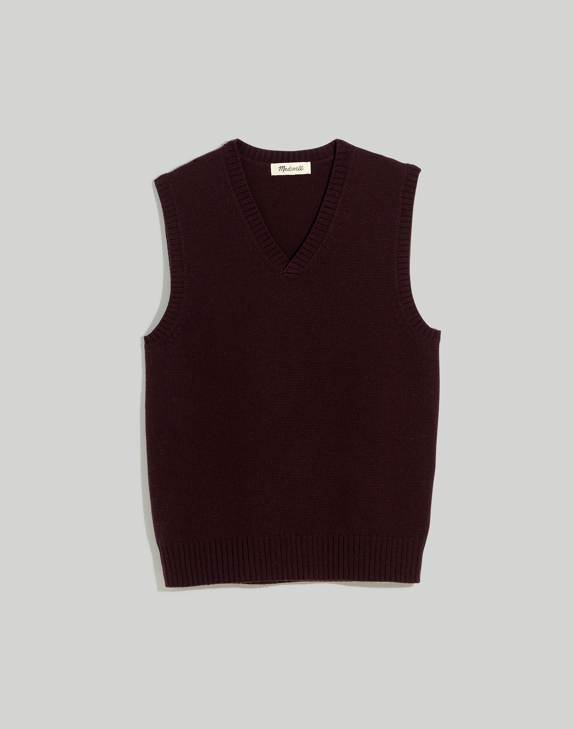 Wool-Blend Sweater Vest