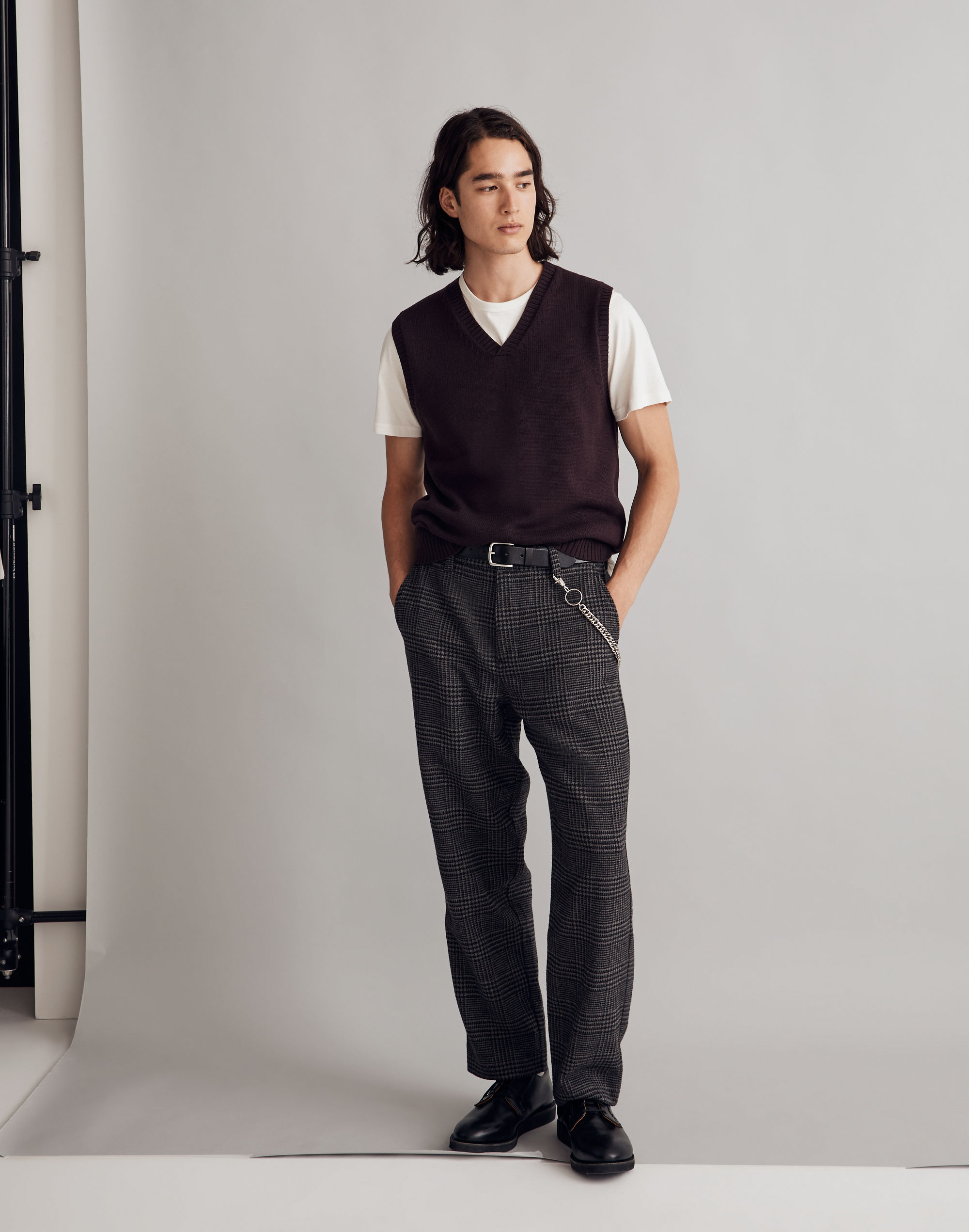 Wool-Blend Sweater Vest