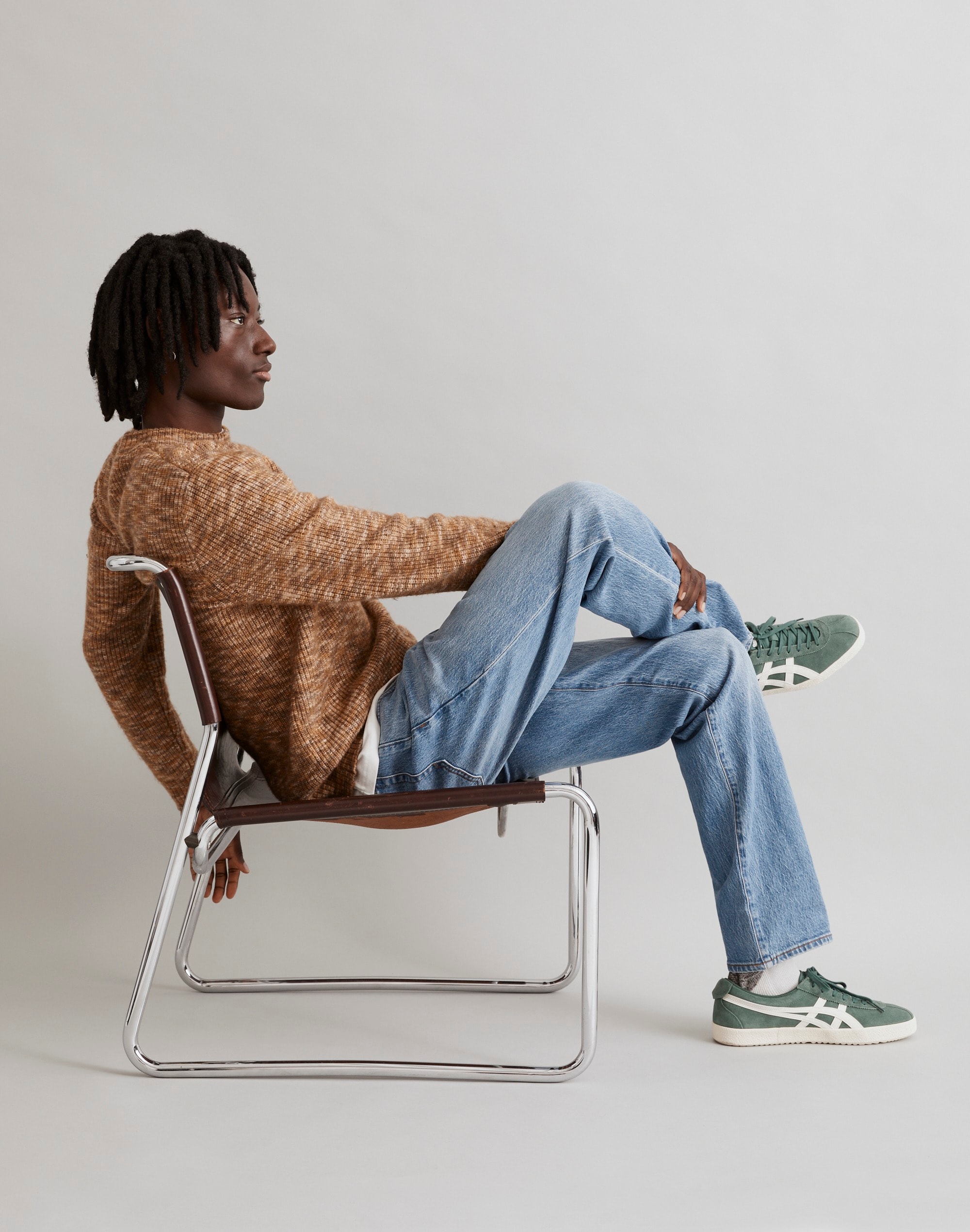 Space-Dyed Oversized Sweater