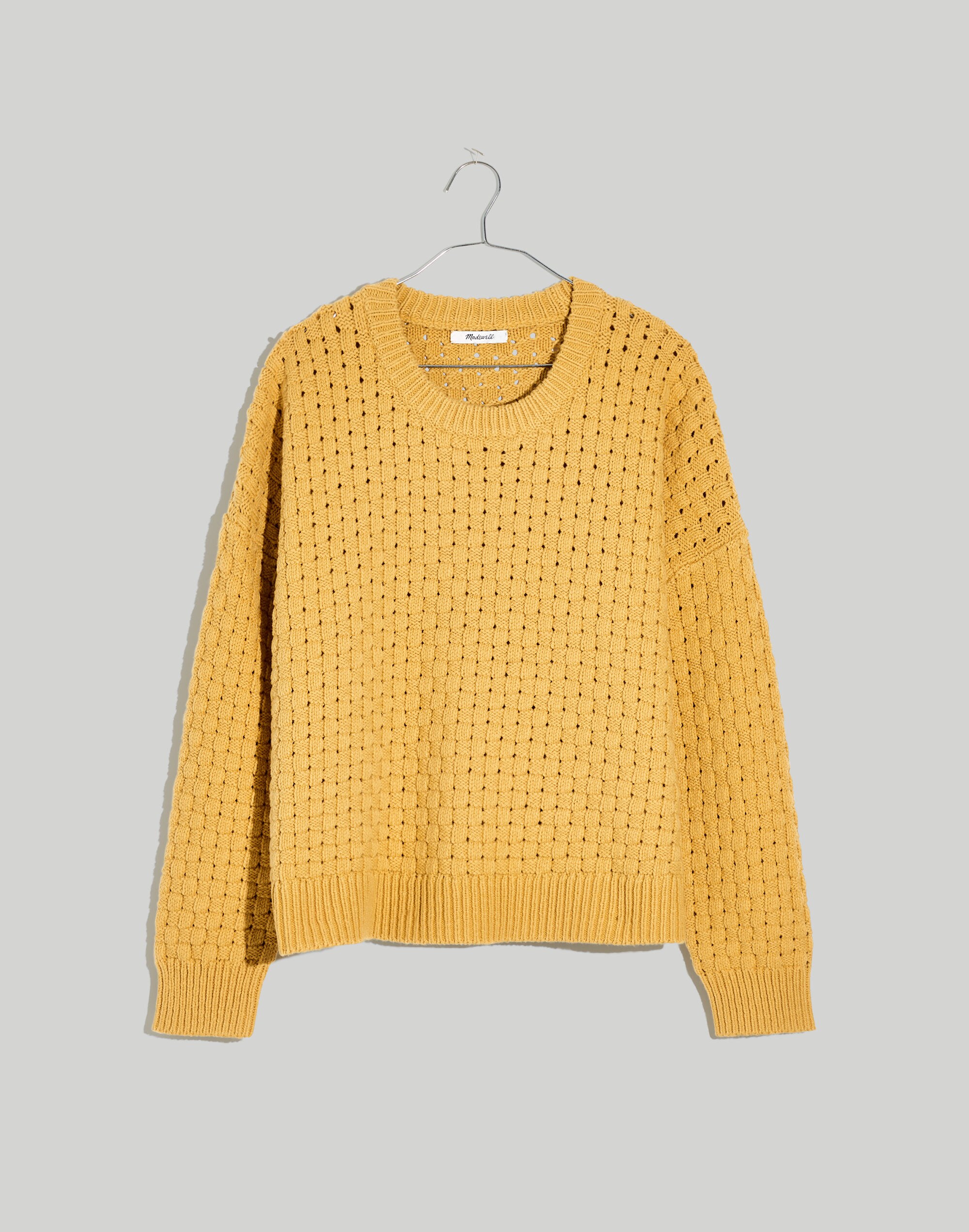 Basketweave-Stitch Sweater