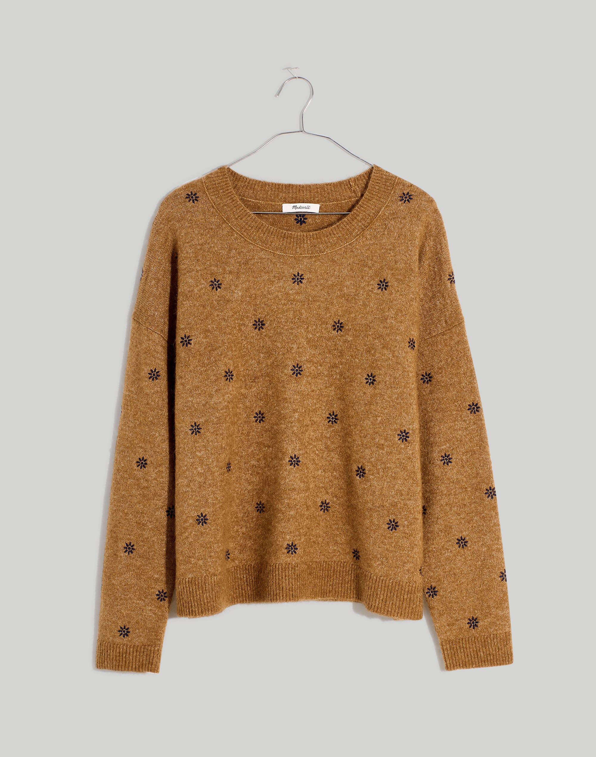 Embroidered Pullover Sweater