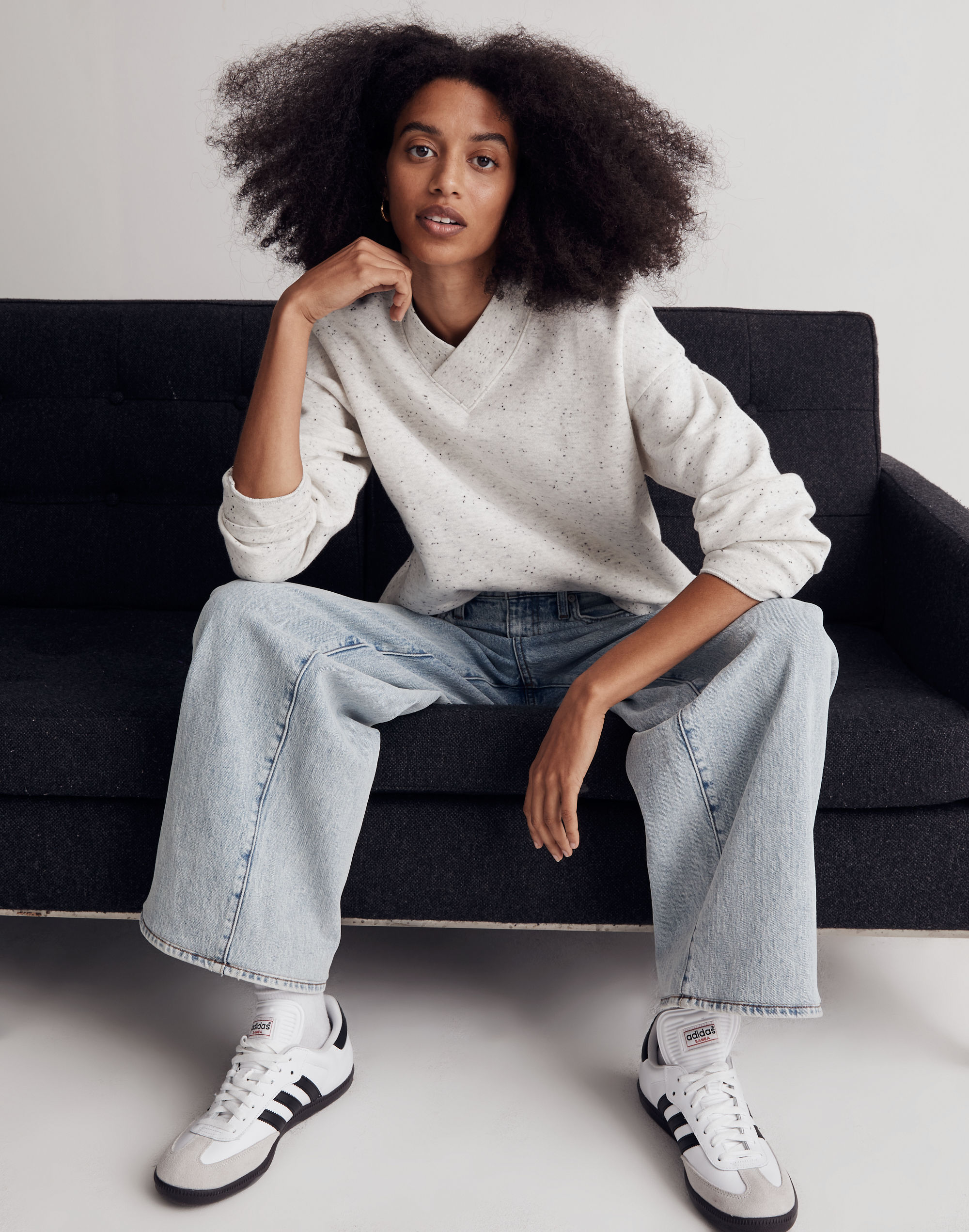 MWL Betterterry V-Neck Sweatshirt