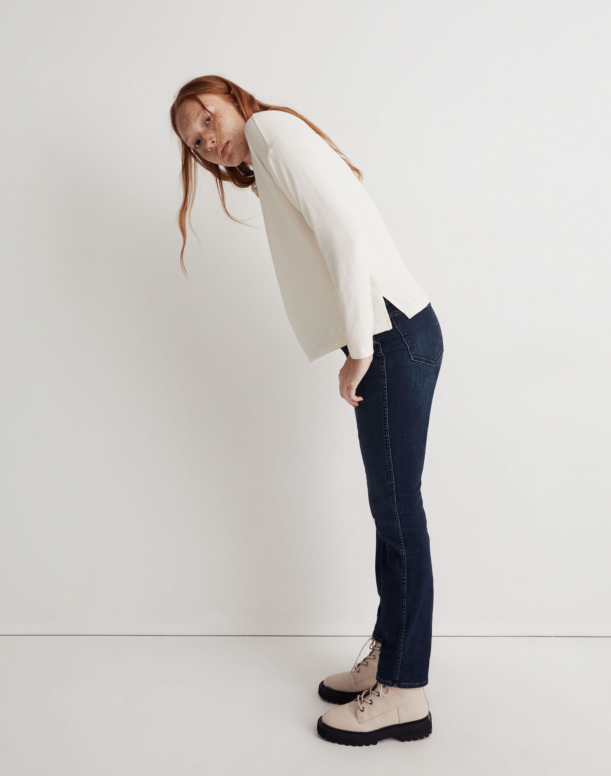 Dreamiest Knit Long-Sleeve Henley Polo