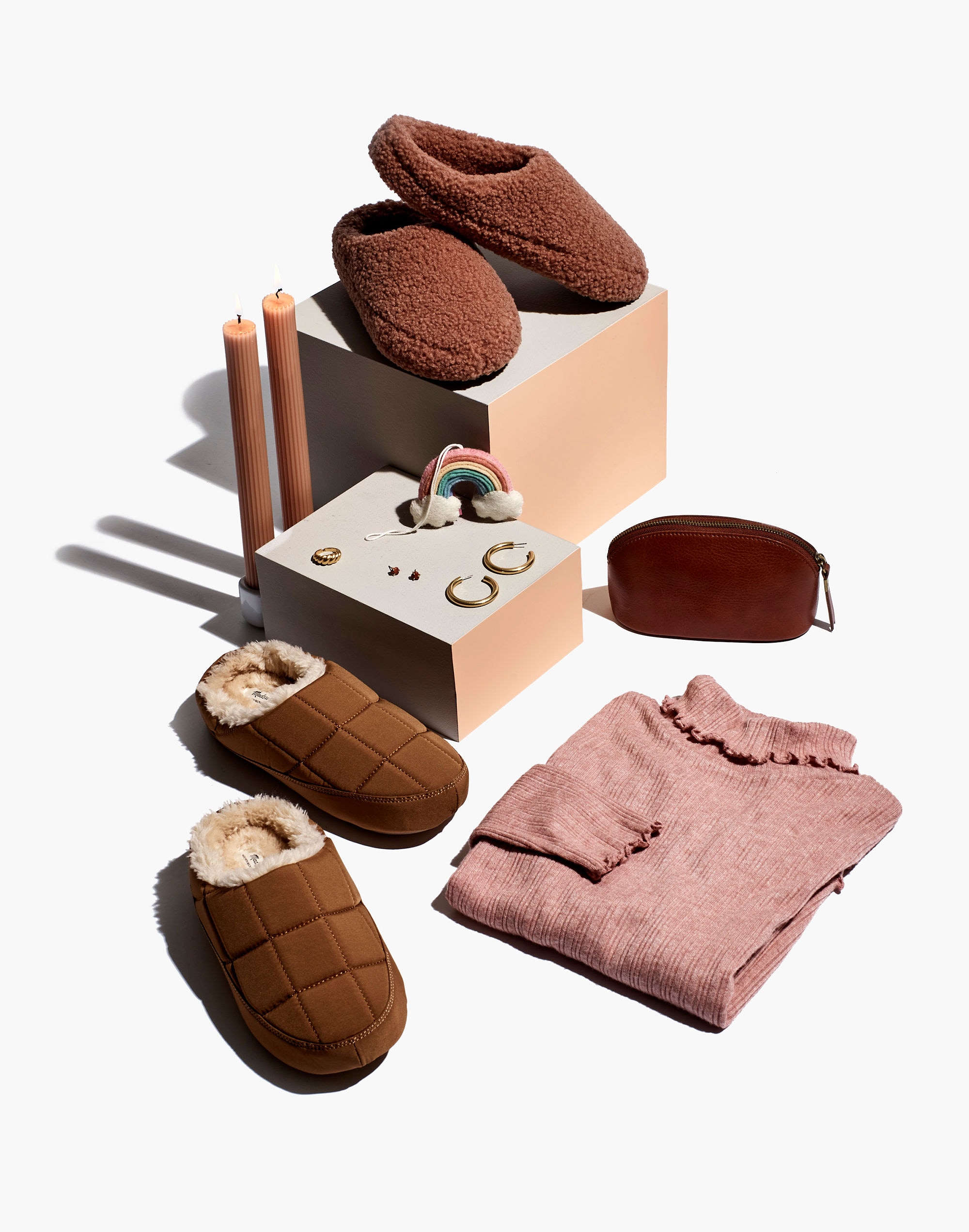 Cropped Long-Sleeve Turtleneck Tee