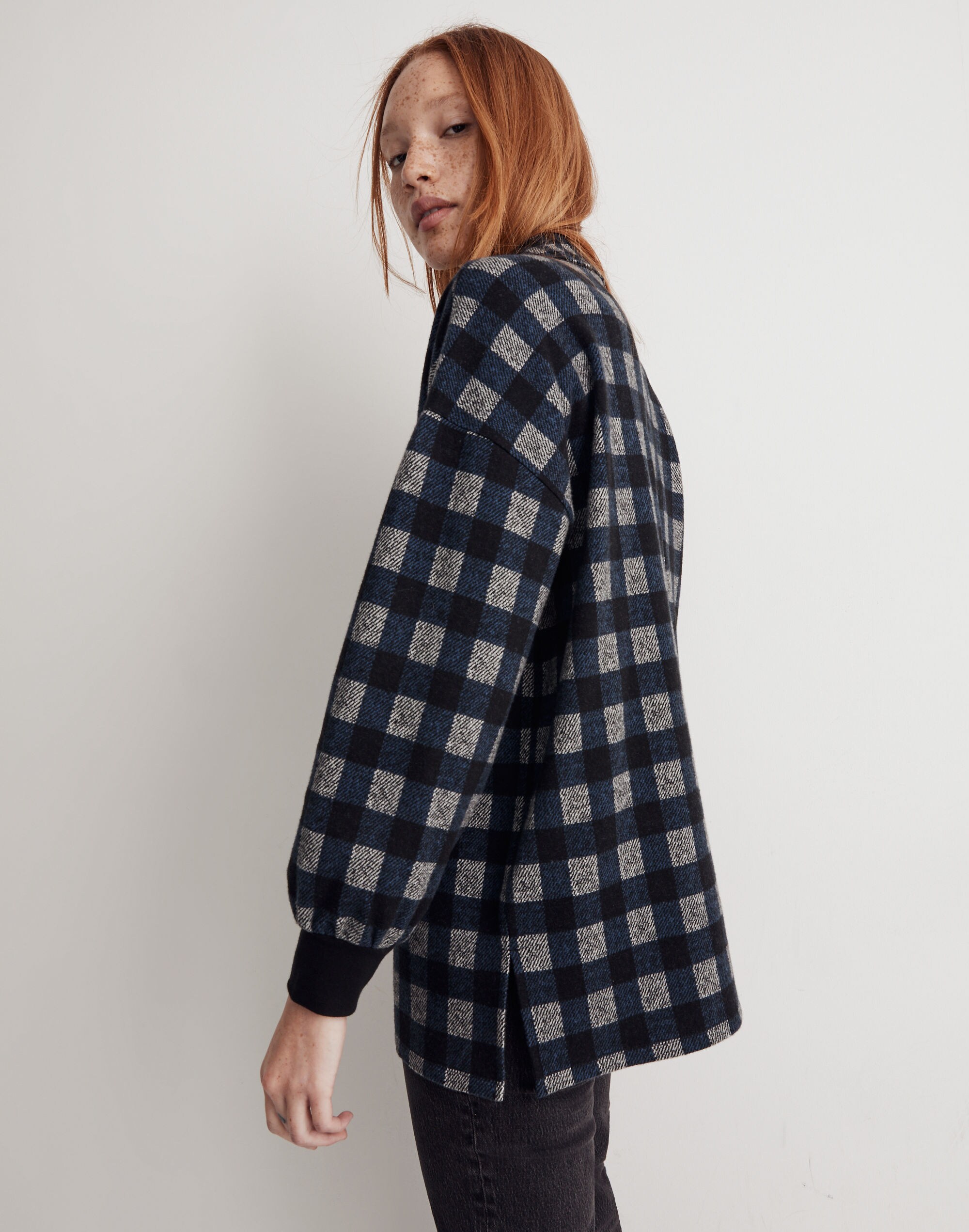 Flannel Shirt-Jacket in Plaid