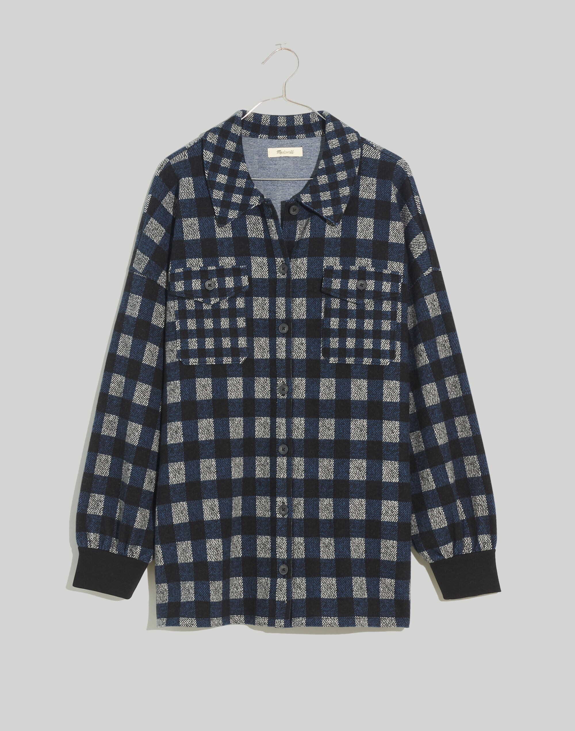 Flannel Shirt-Jacket in Plaid