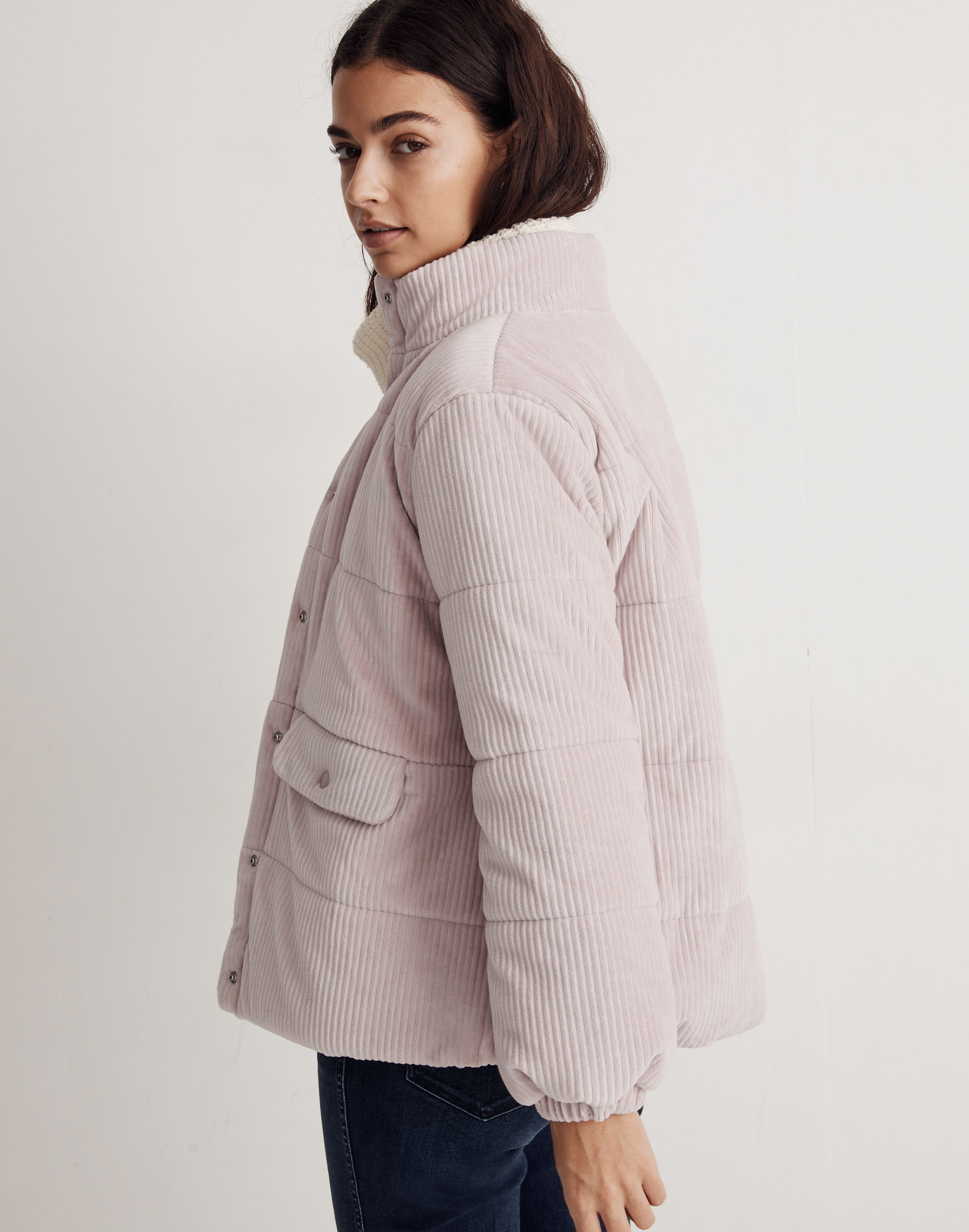 Wyman Quilted Corduroy Puffer Jacket