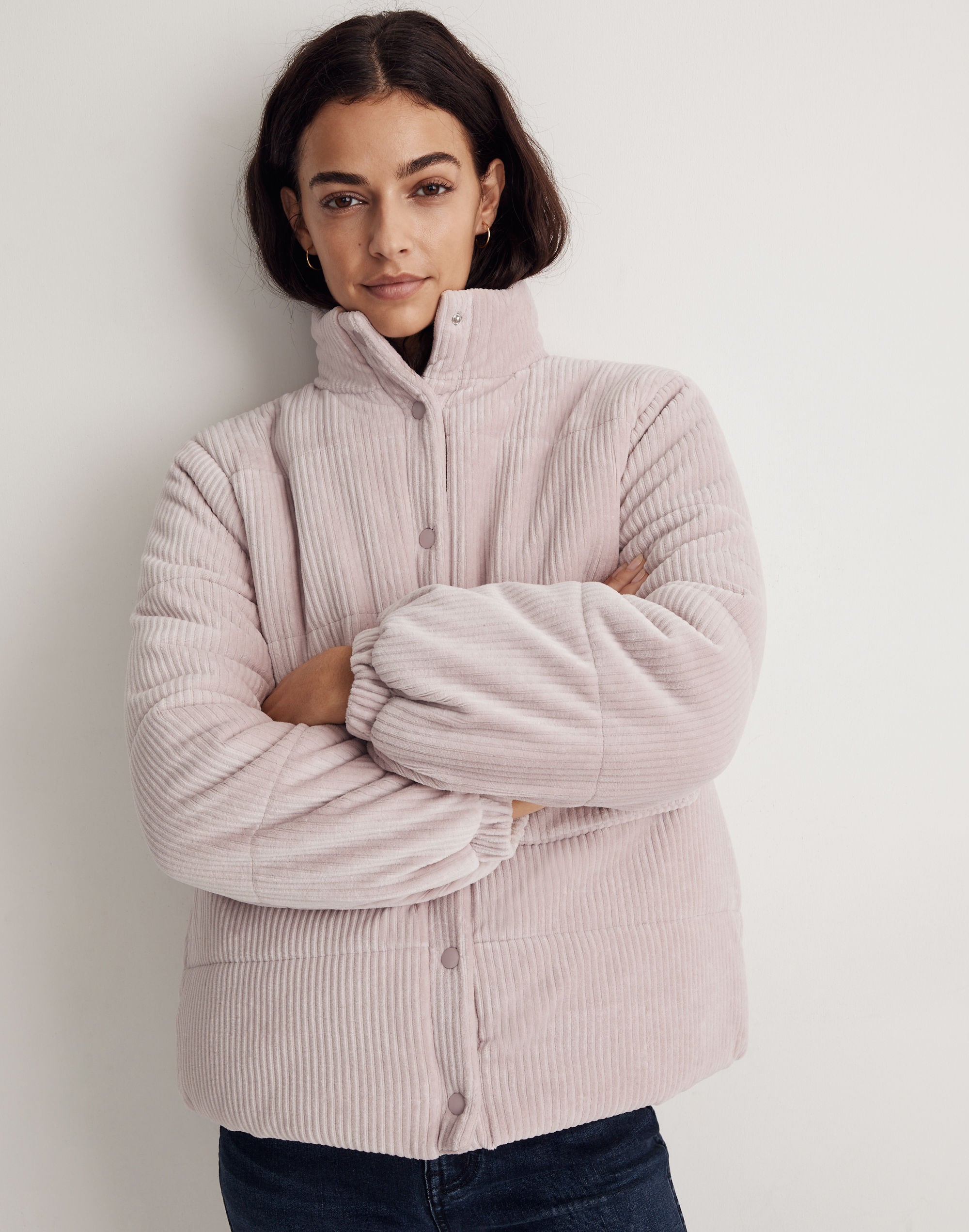 Wyman Quilted Corduroy Puffer Jacket