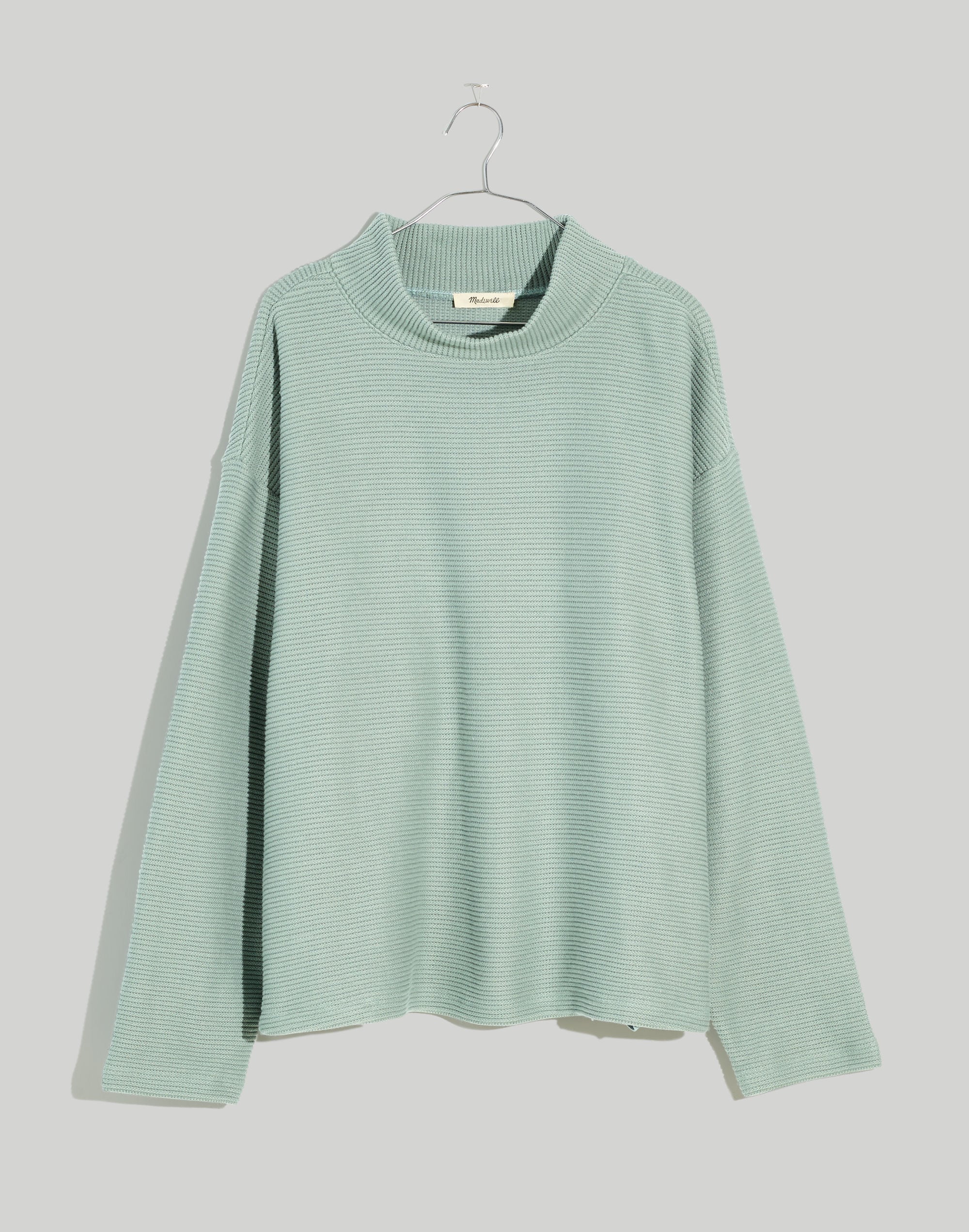 Funnelneck Drop-Shoulder Top