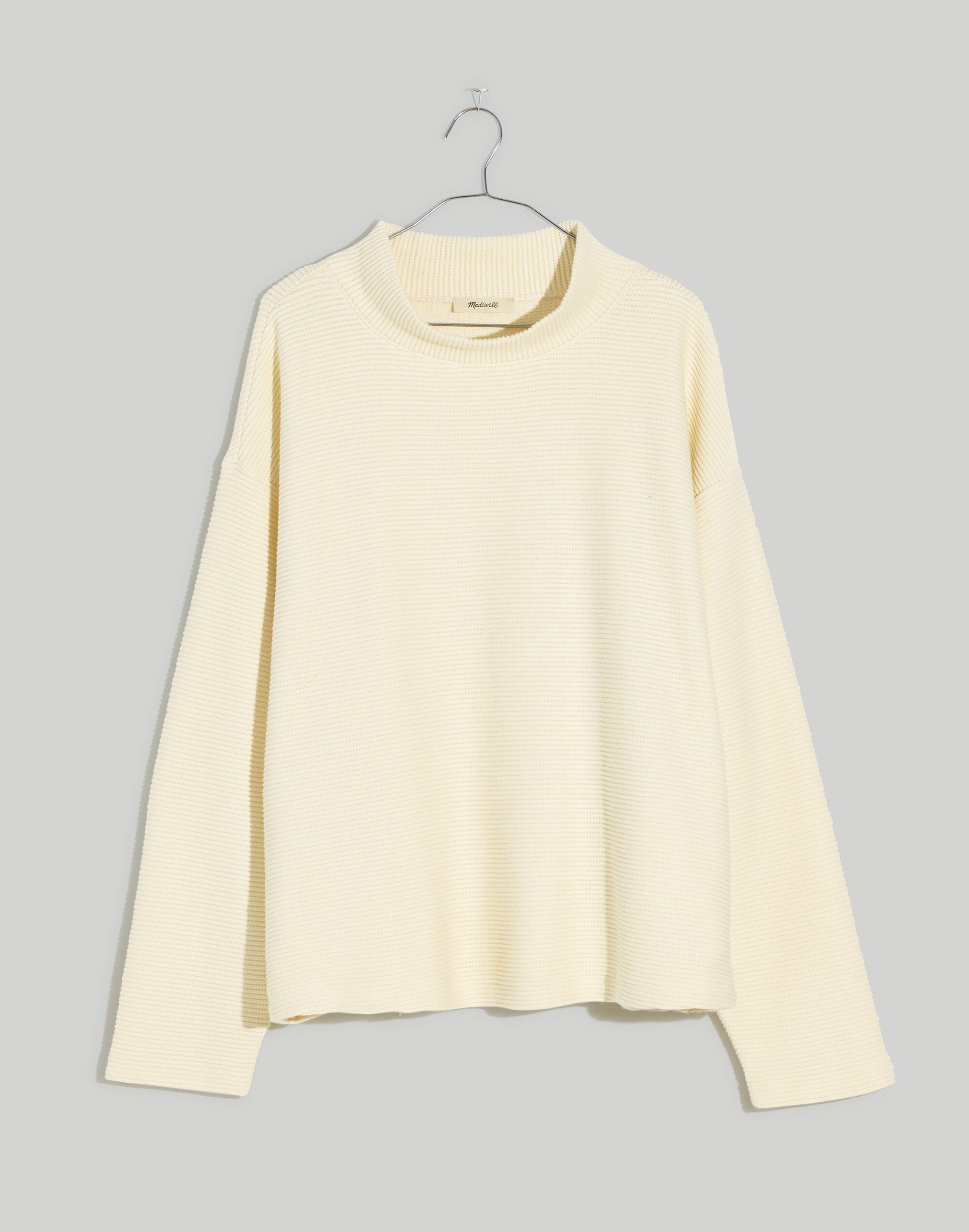 Funnelneck Drop-Shoulder Top