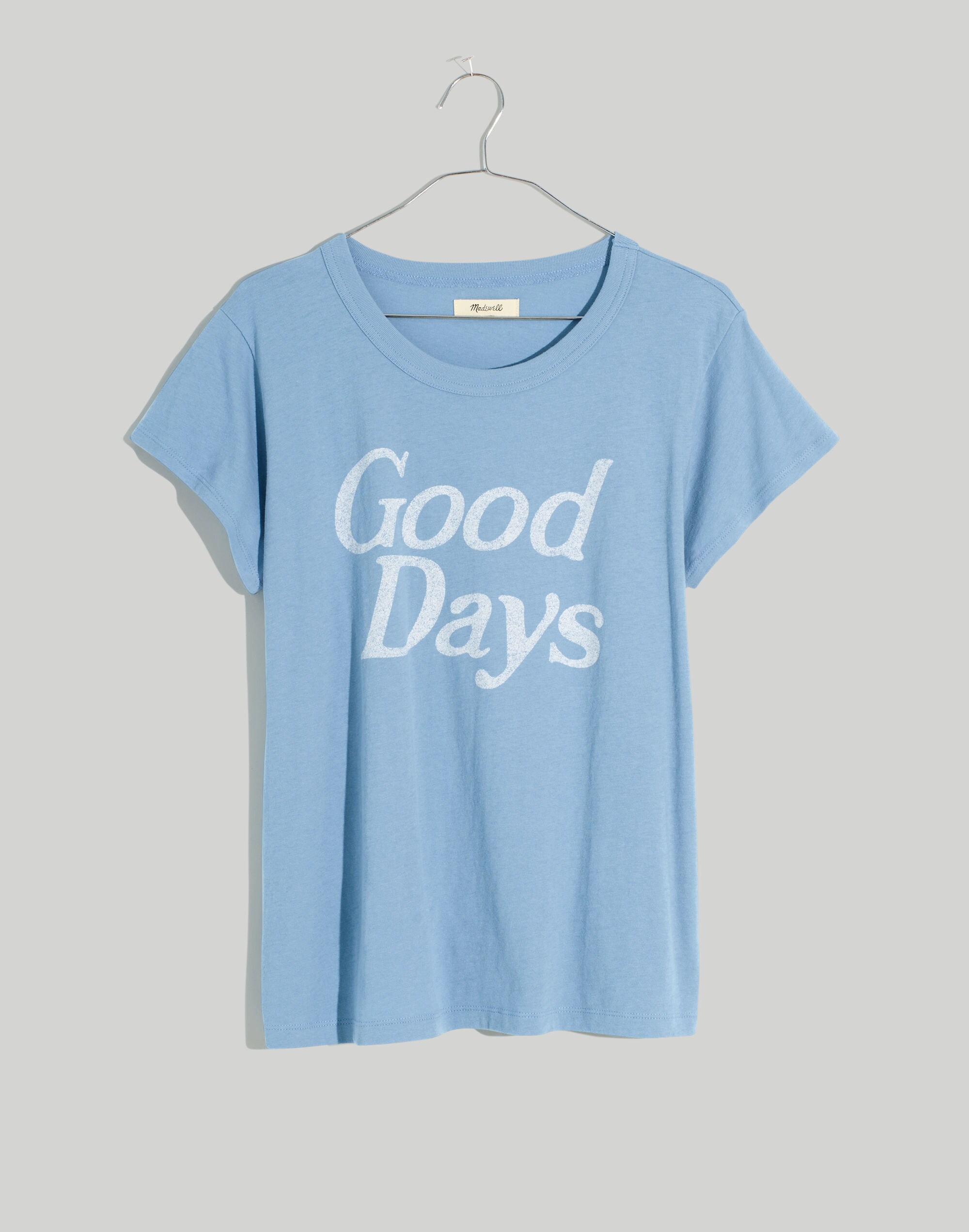 Good Days Graphic Softfade Cotton Oversized Tee