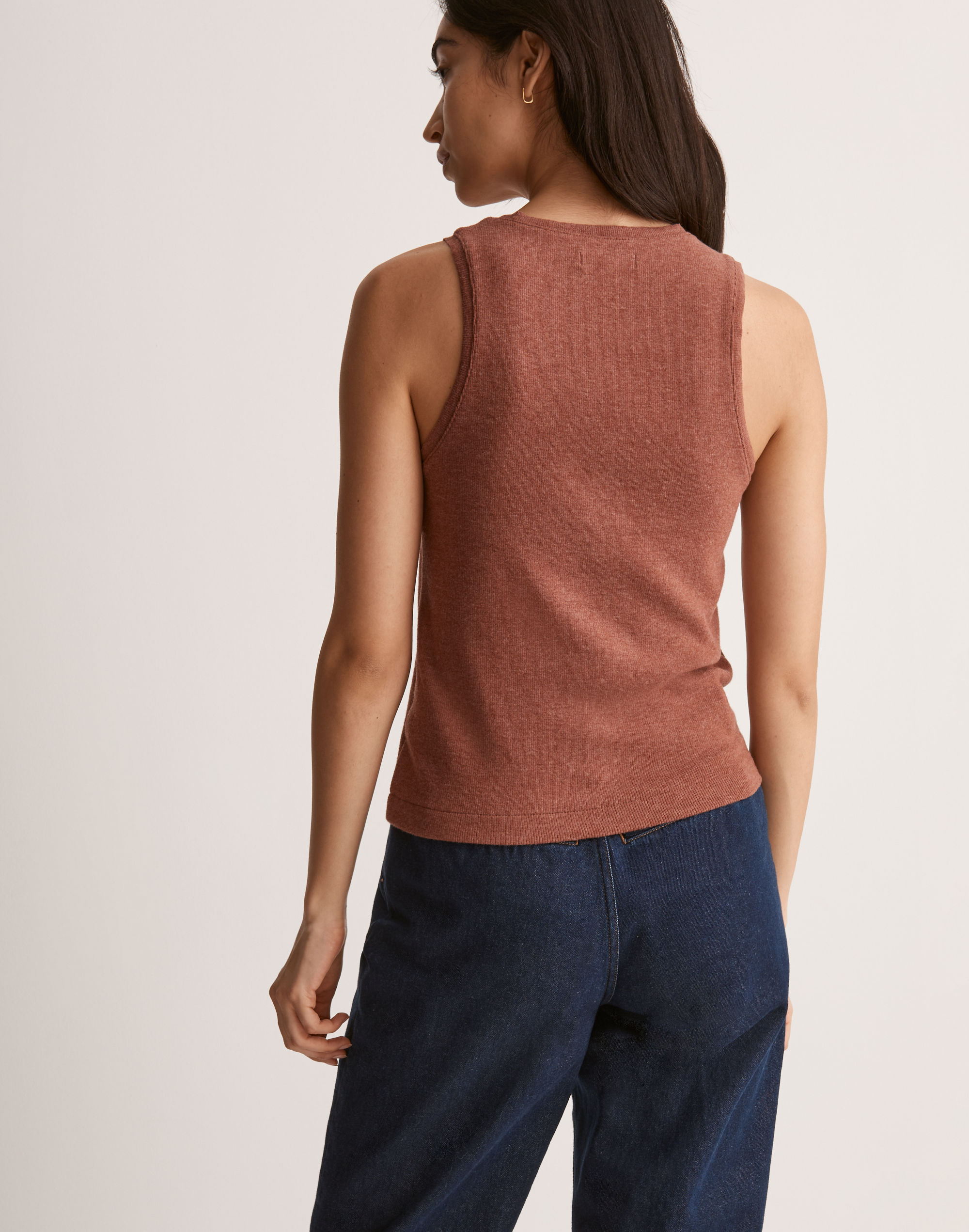 Ribbed Sleeveless Tank