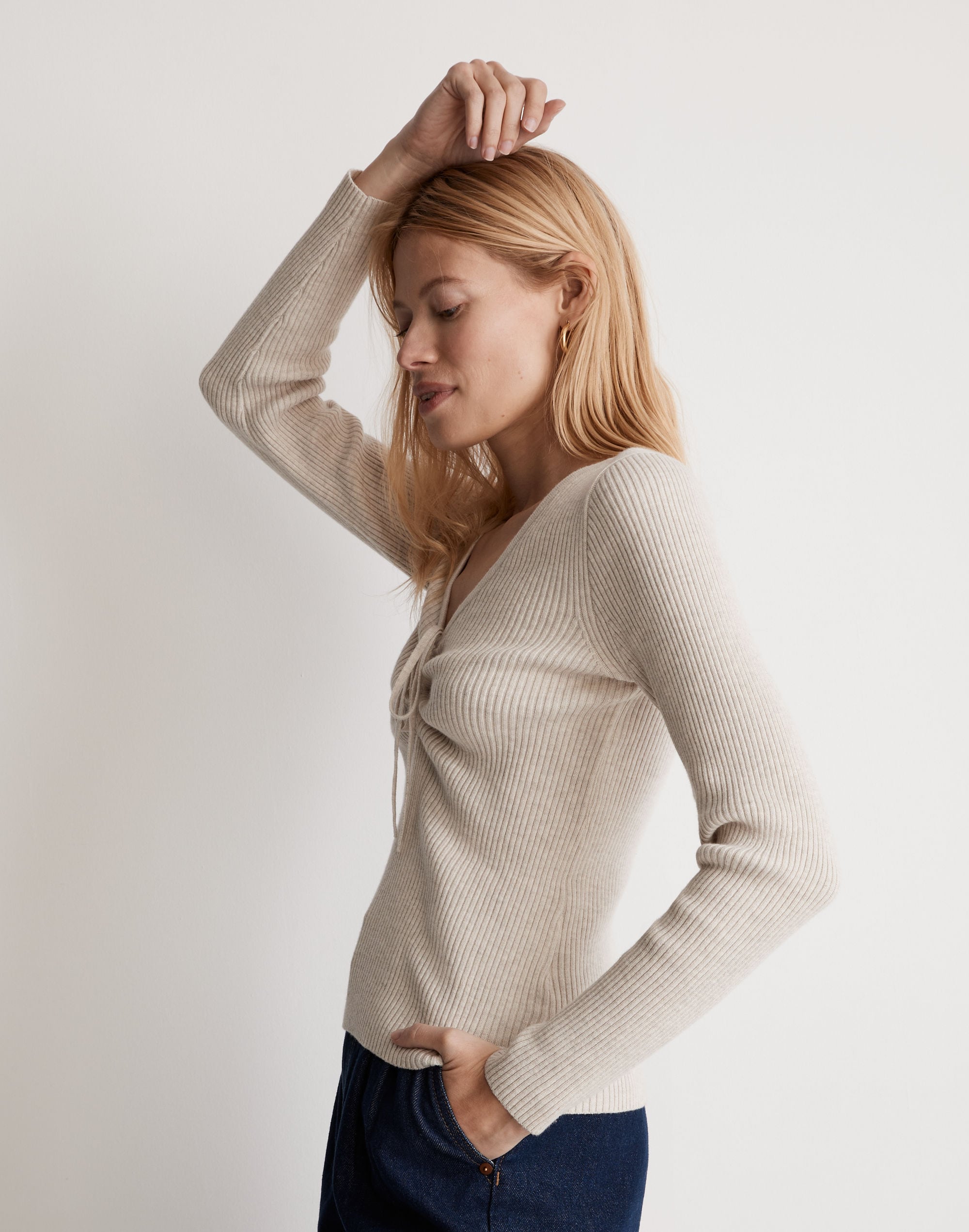 Riverbend Cinched Pullover Sweater