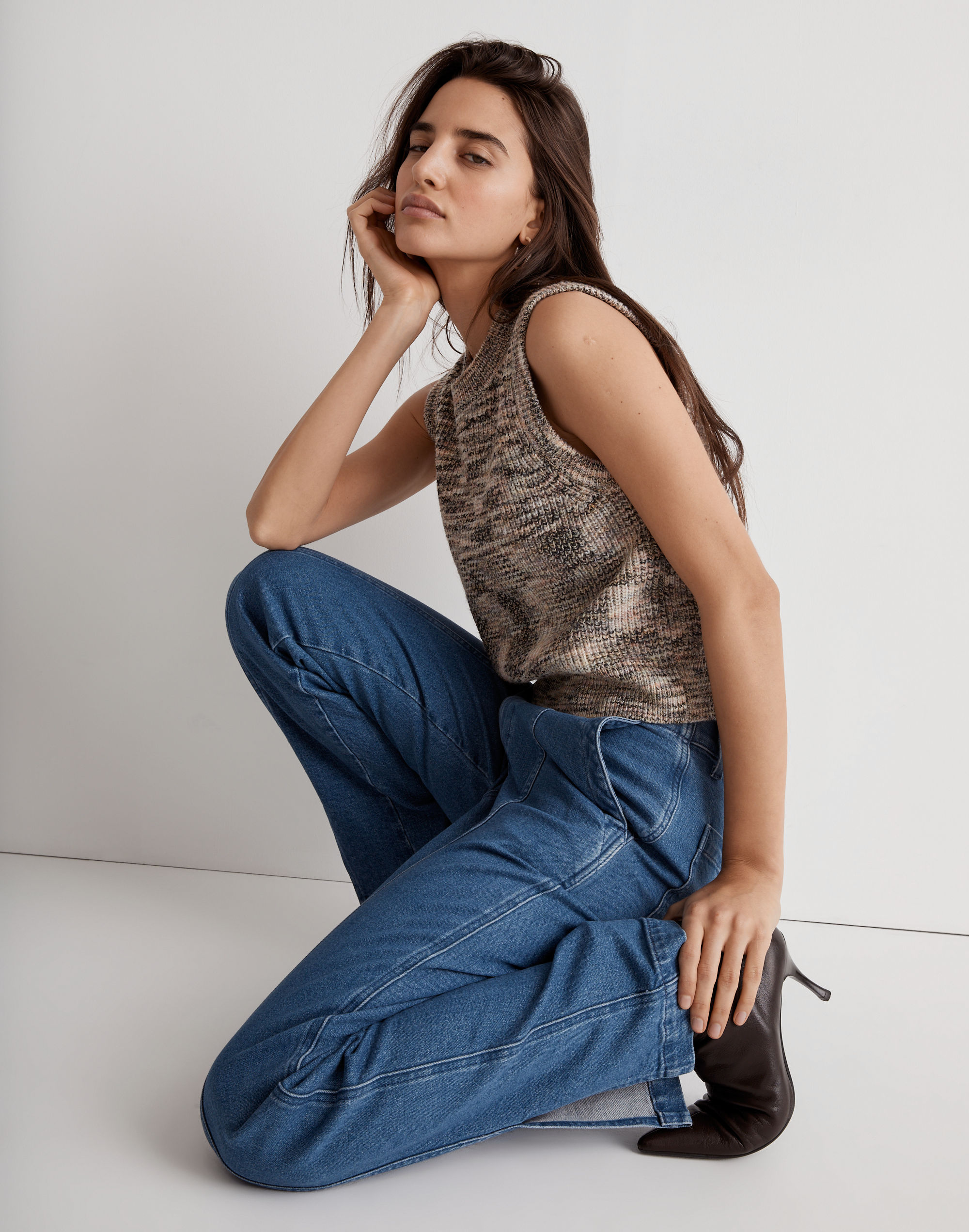 Space-Dyed Boulier Sweater Vest