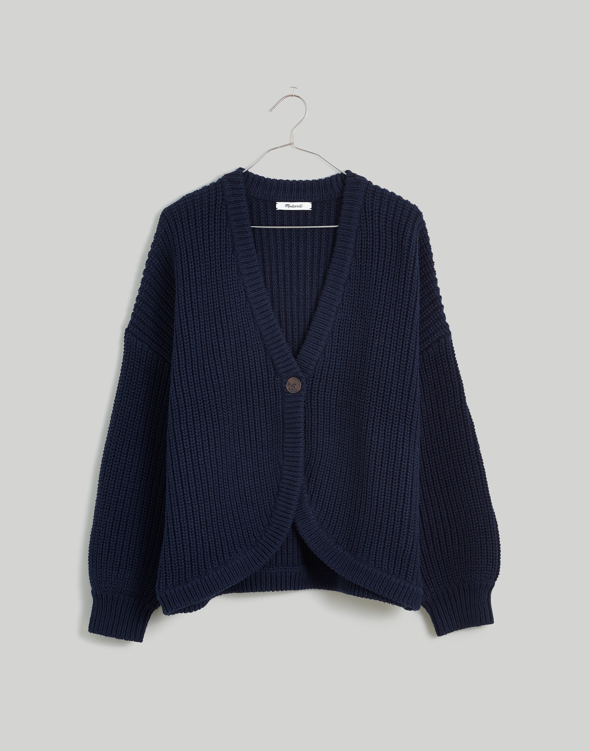 Shirttail Cardigan Sweater