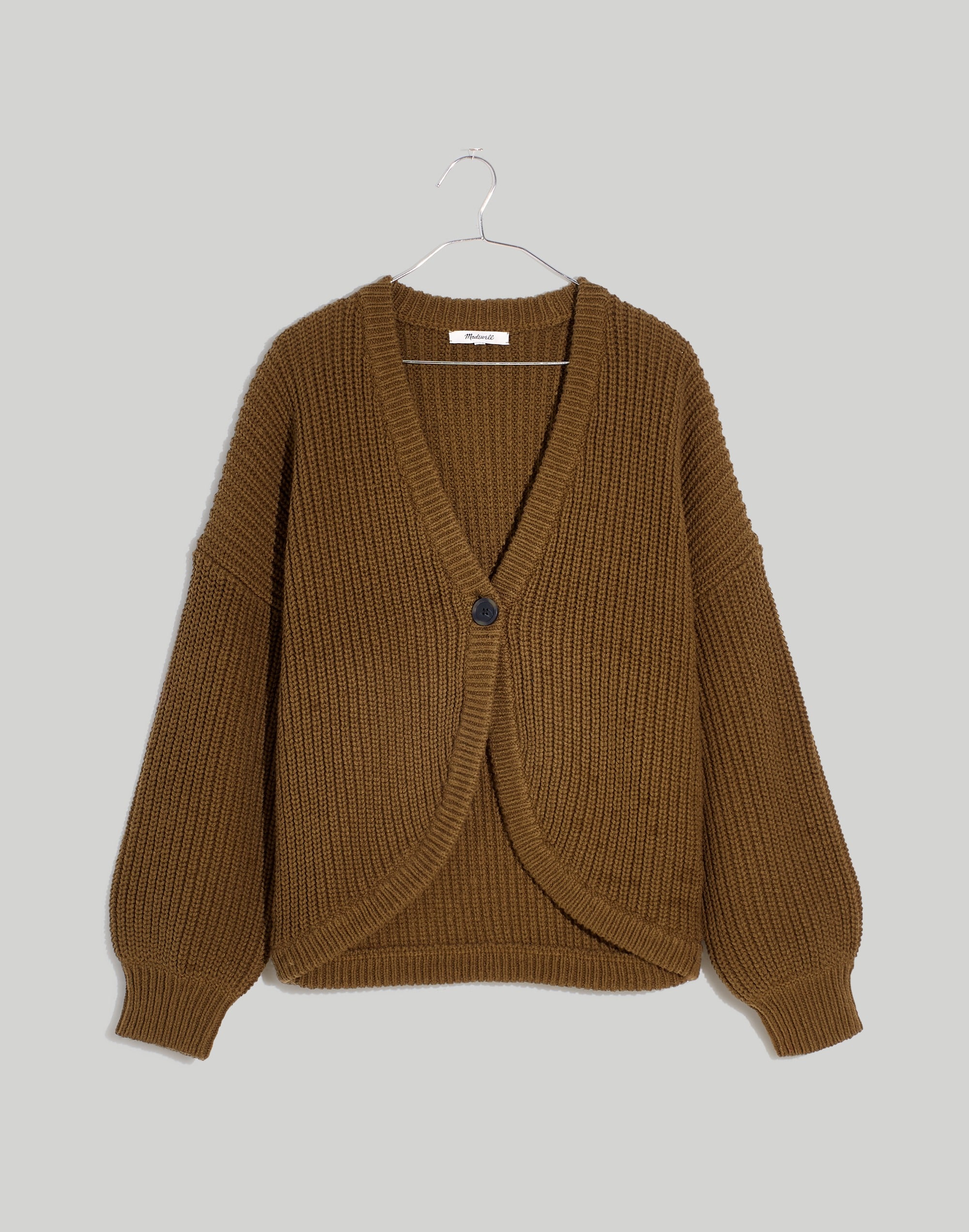 Shirttail Cardigan Sweater