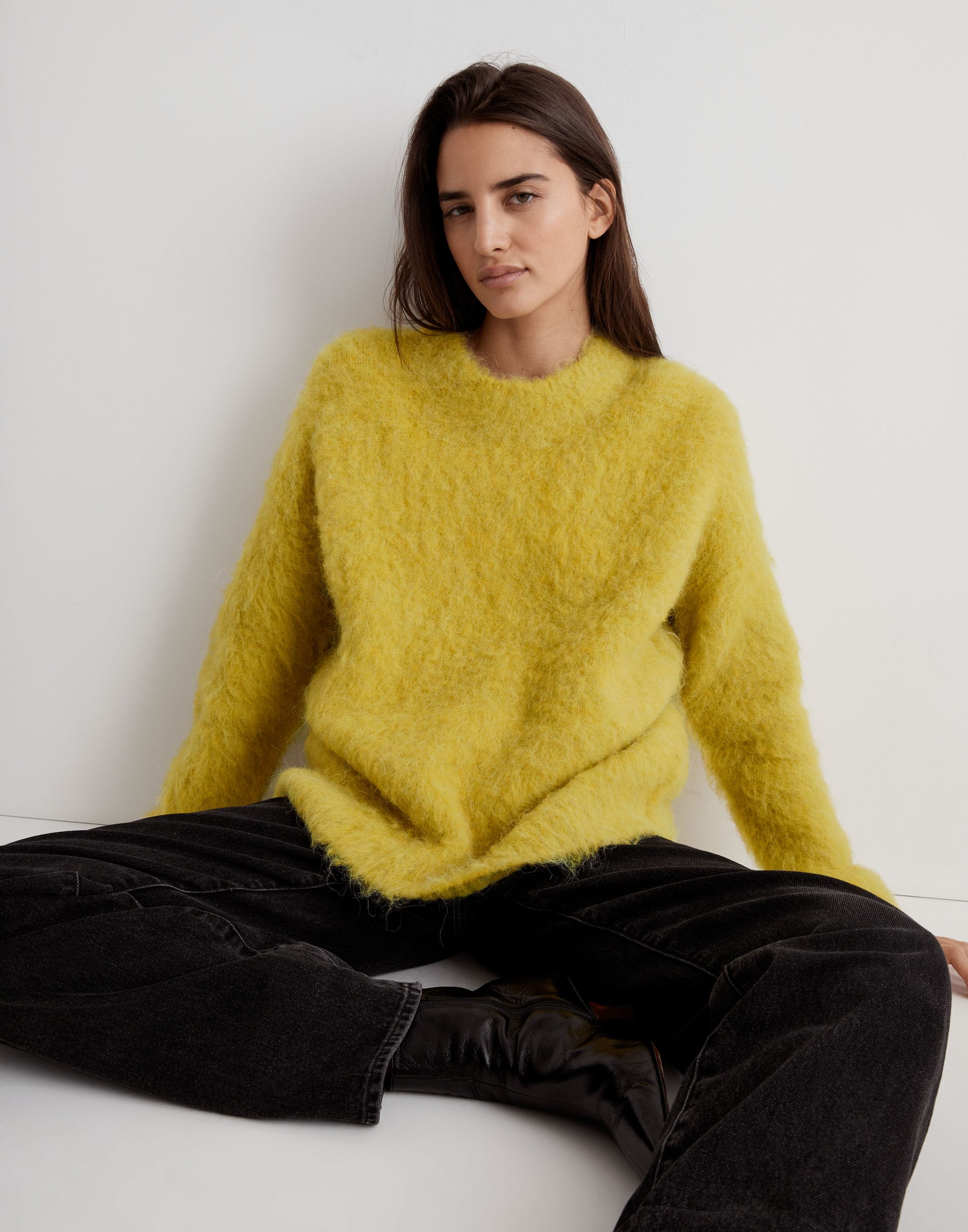 brushed otis pullover sweater
