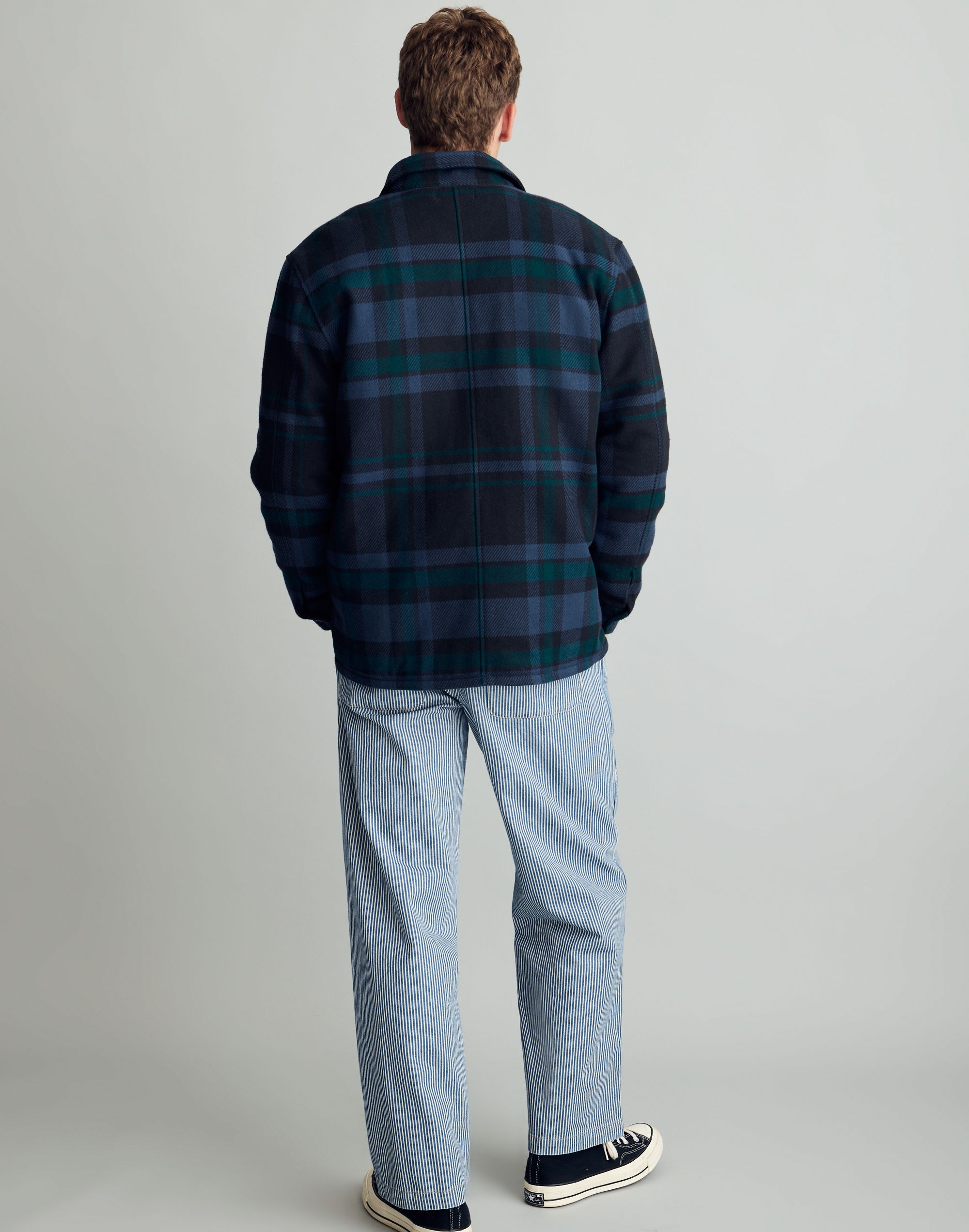 Flannel Shirt-Jacket in Plaid