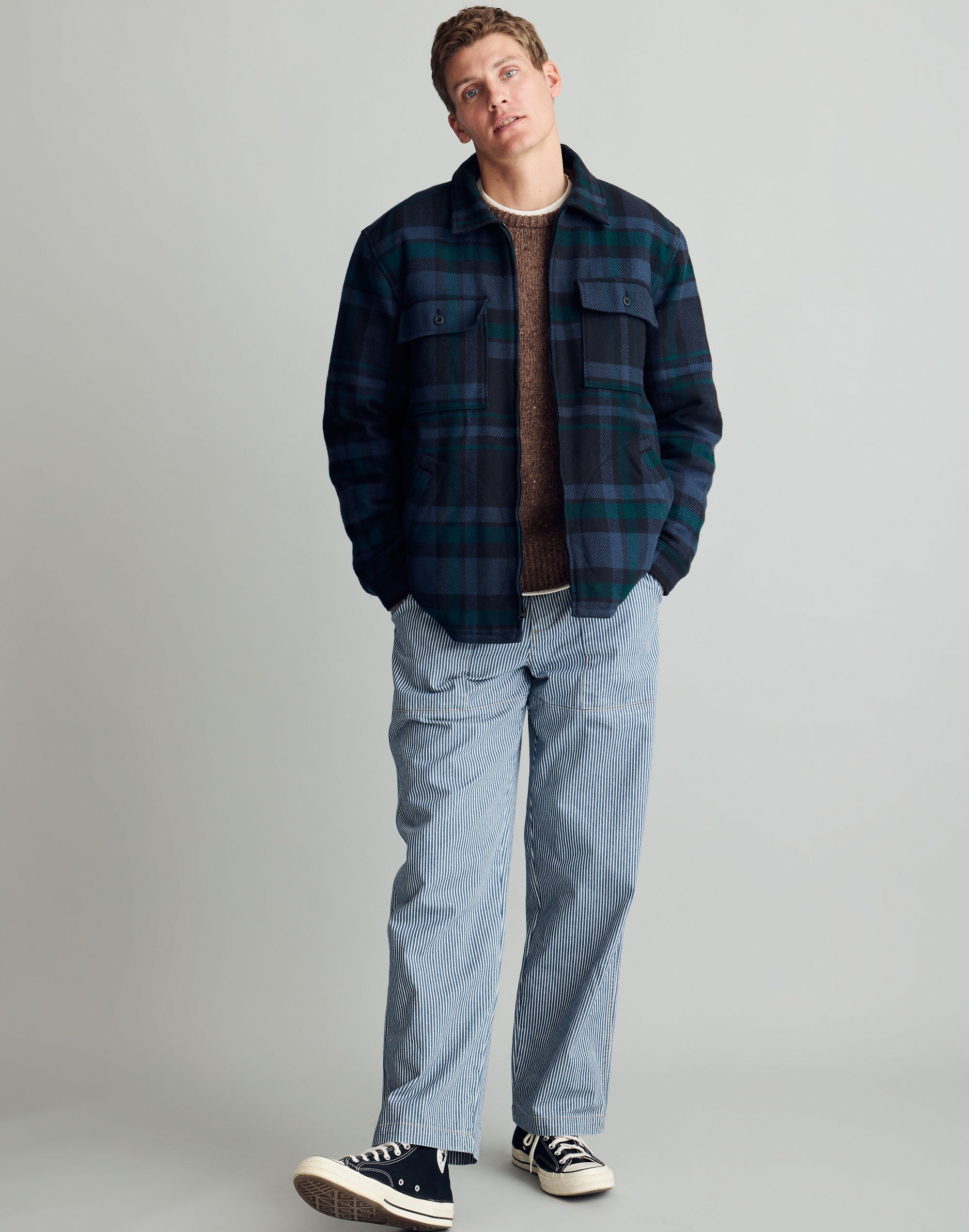 Flannel Shirt-Jacket Plaid