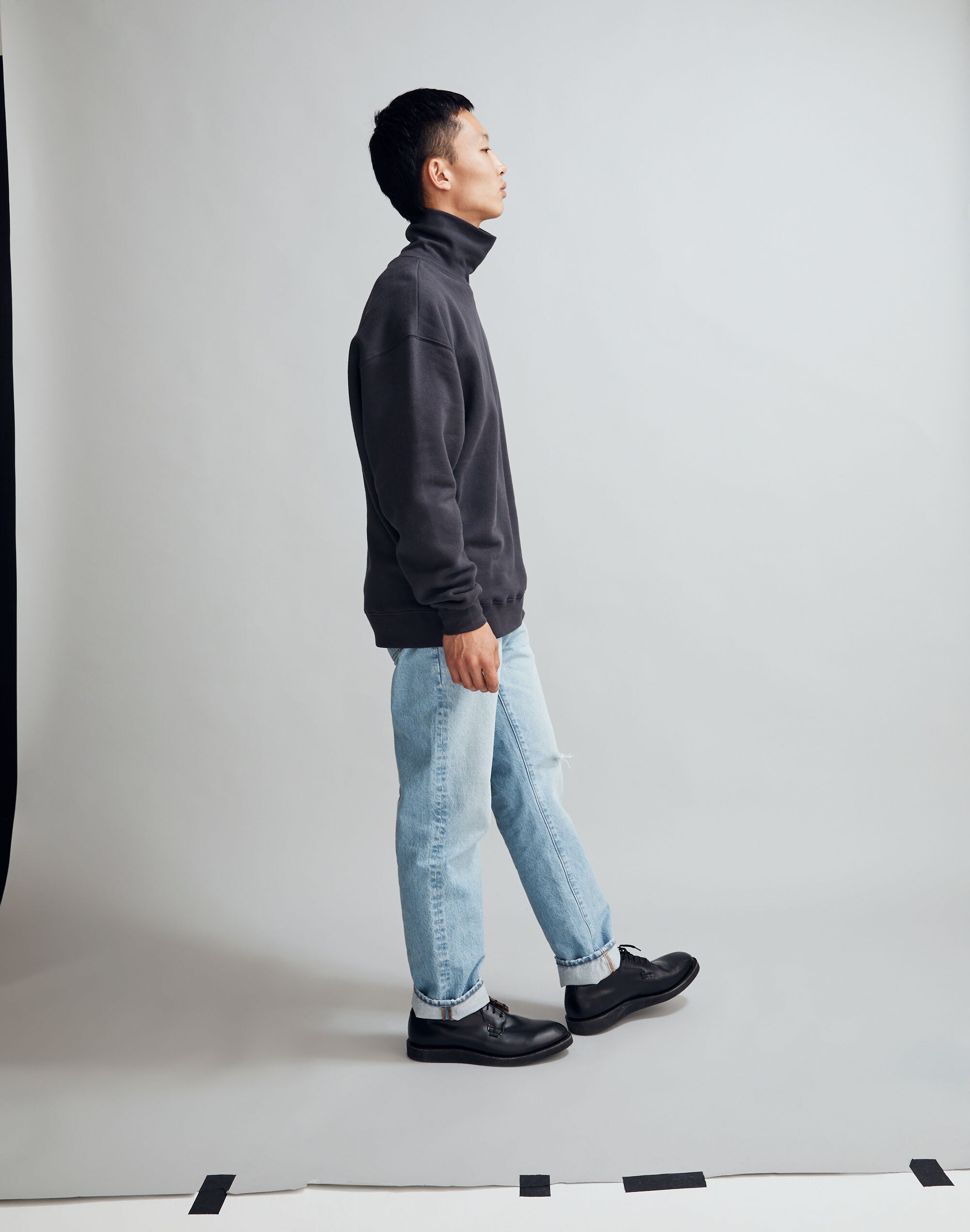 Relaxed Turtleneck Sweatshirt