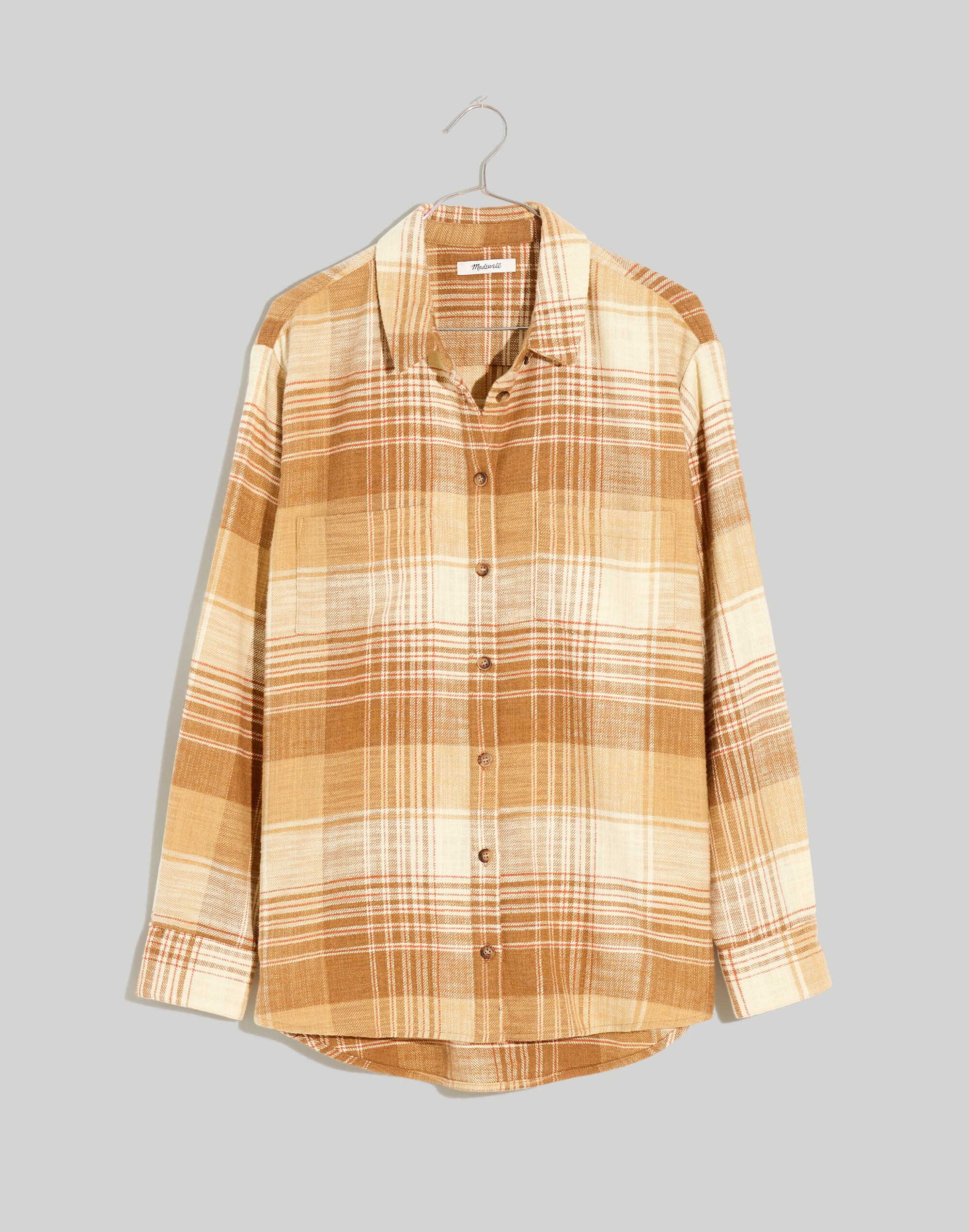 Slub Flannel Sunday Shirt in Plaid