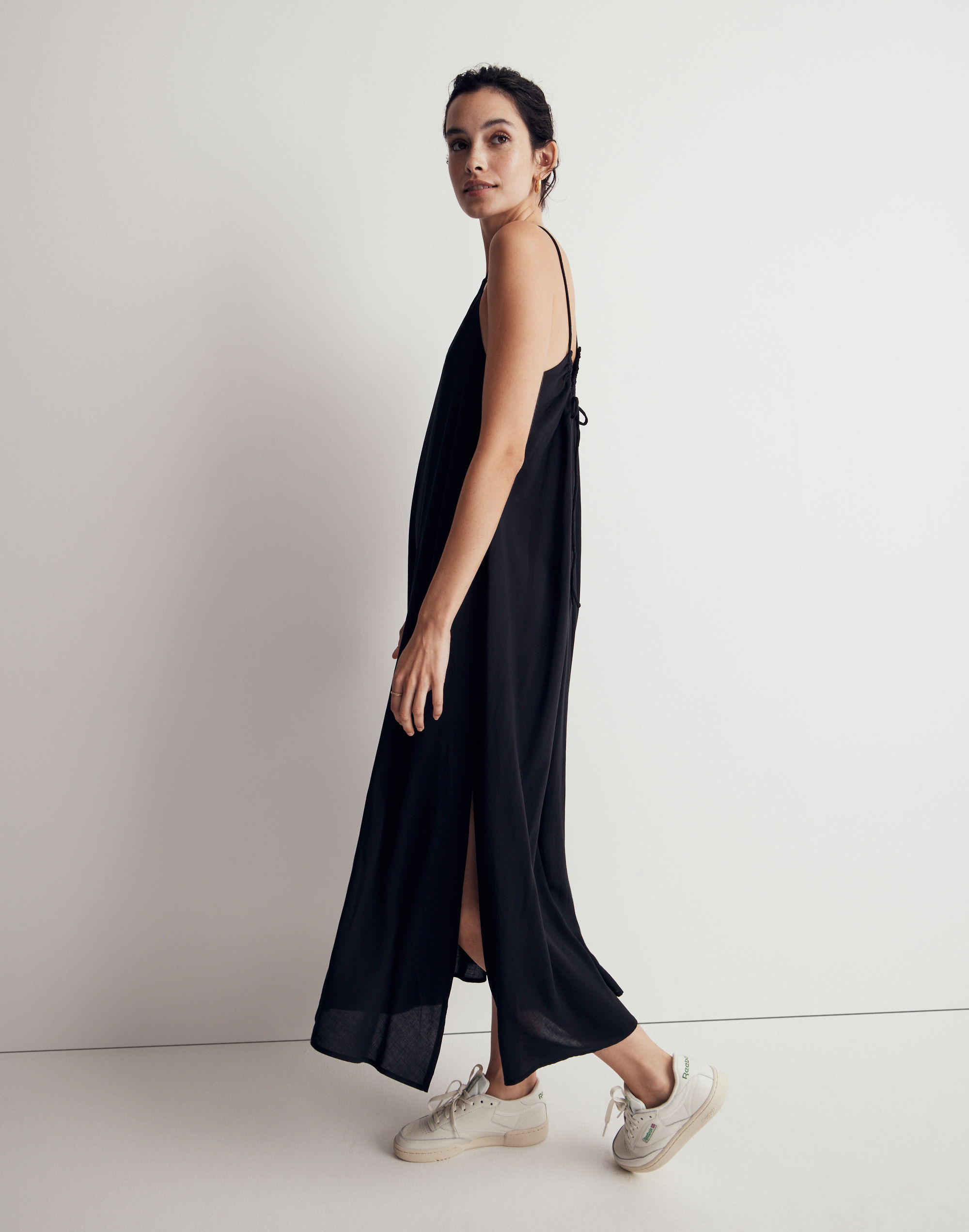 Spaghetti-Strap Cover-Up Maxi Dress